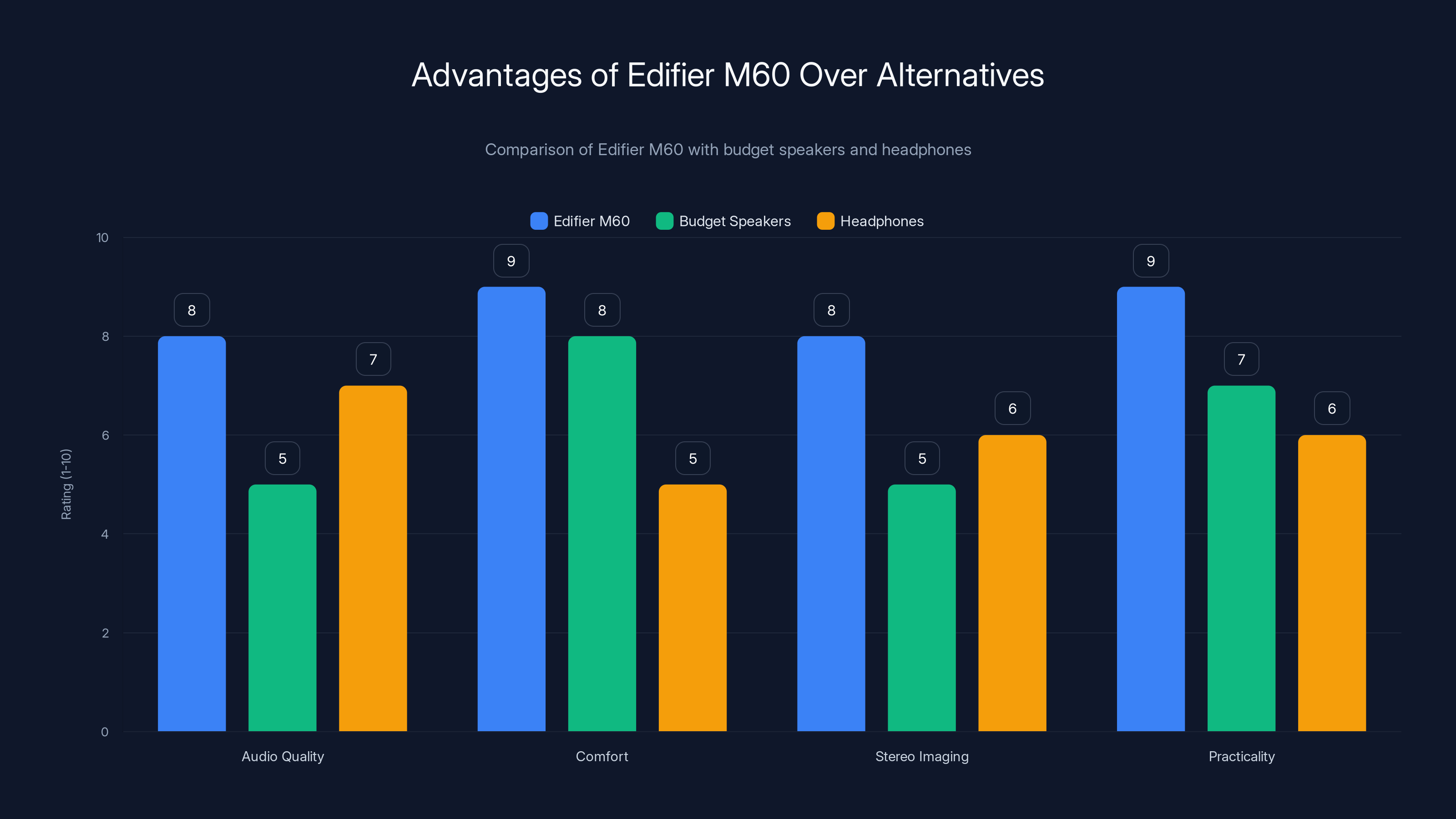 Advantages of Edifier M60 Over Alternatives