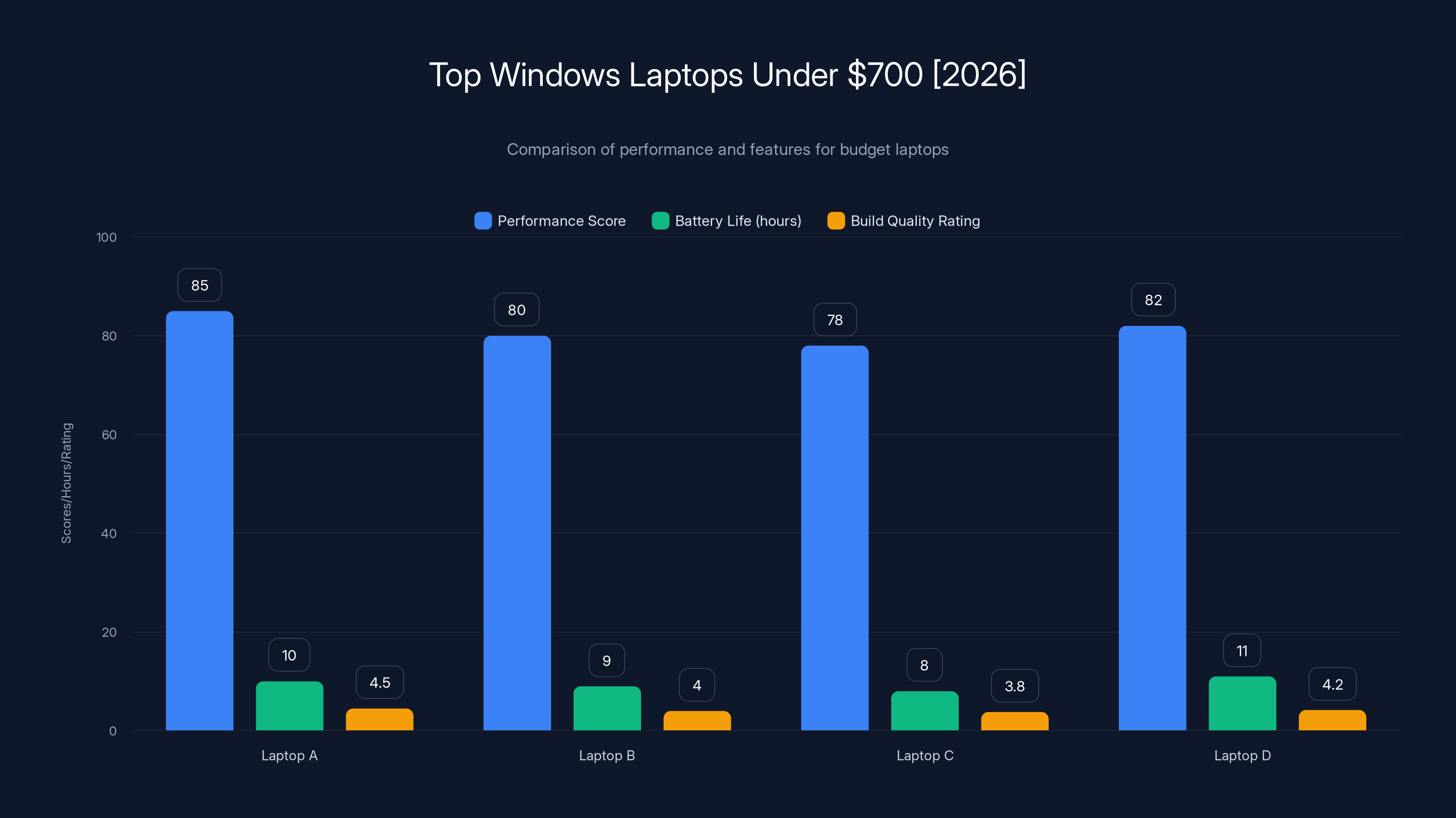 Top Windows Laptops Under $700 [2026]