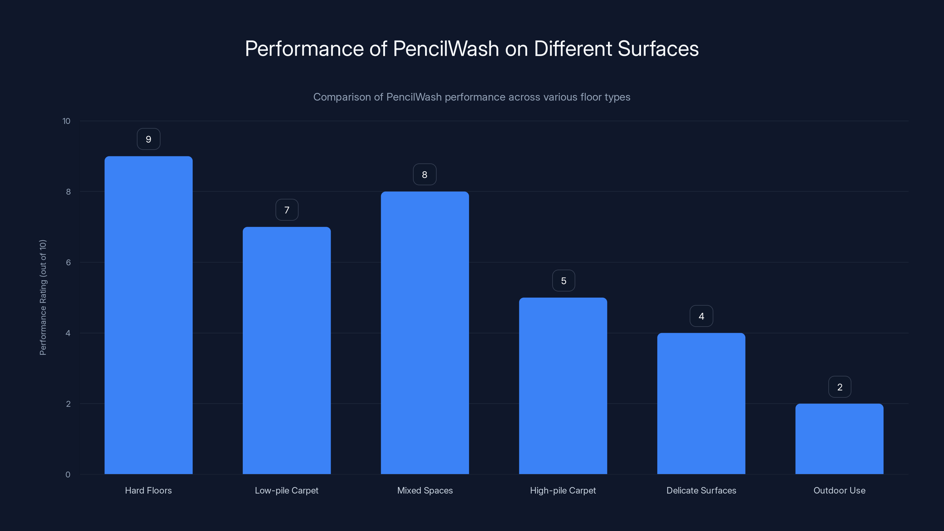 Performance of PencilWash on Different Surfaces