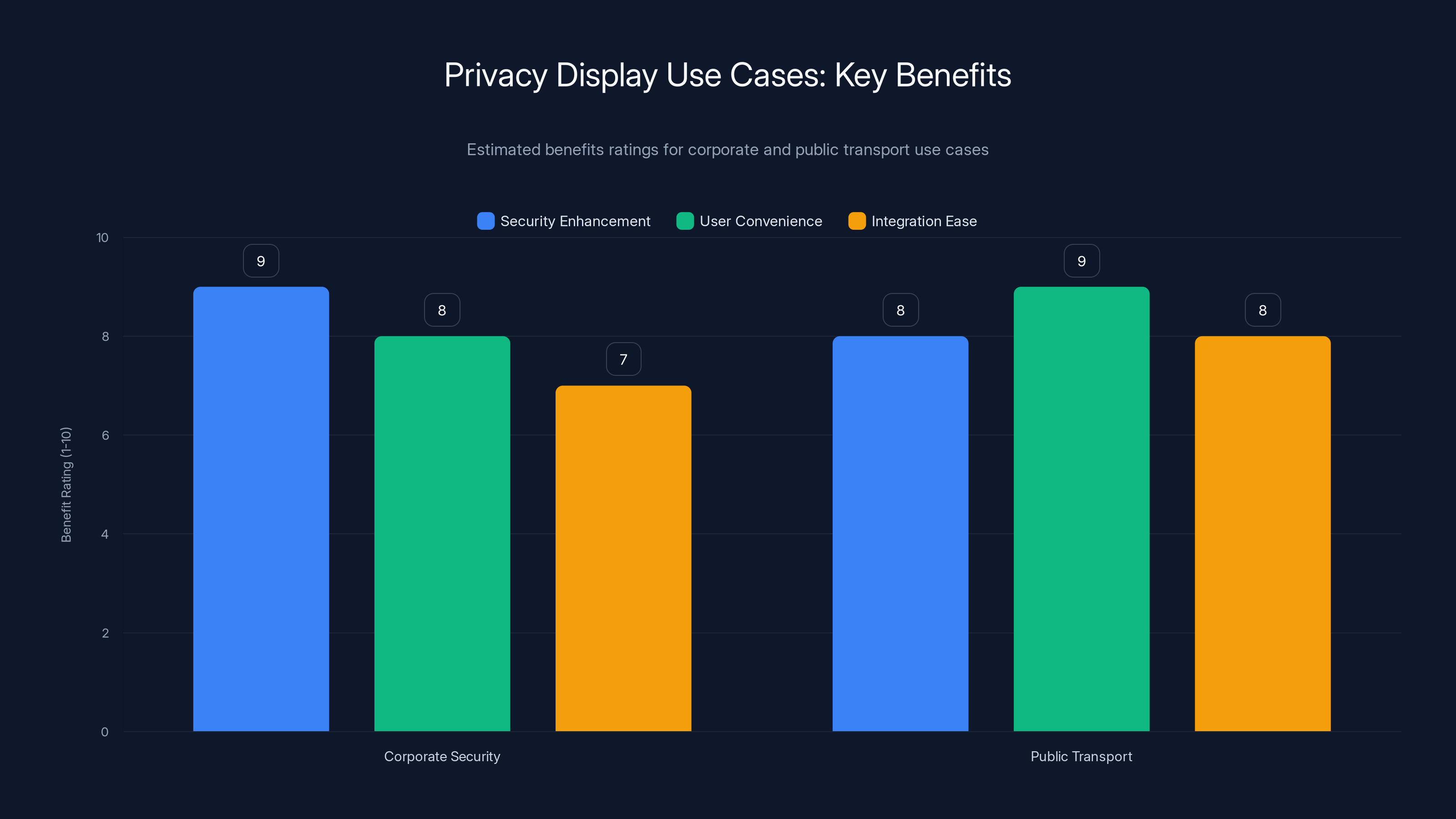 Privacy Display Use Cases: Key Benefits