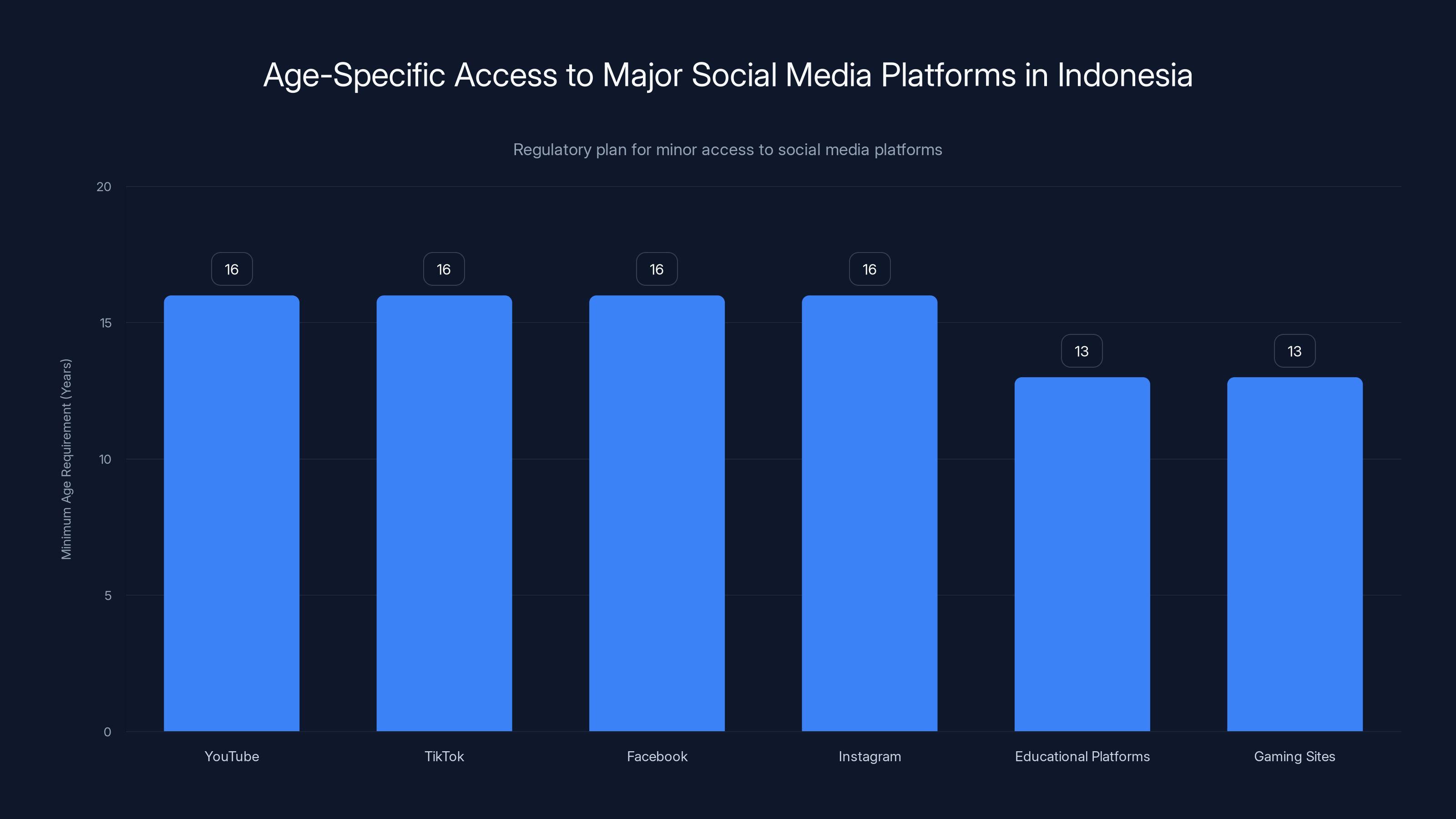 Age-Specific Access to Major Social Media Platforms in Indonesia