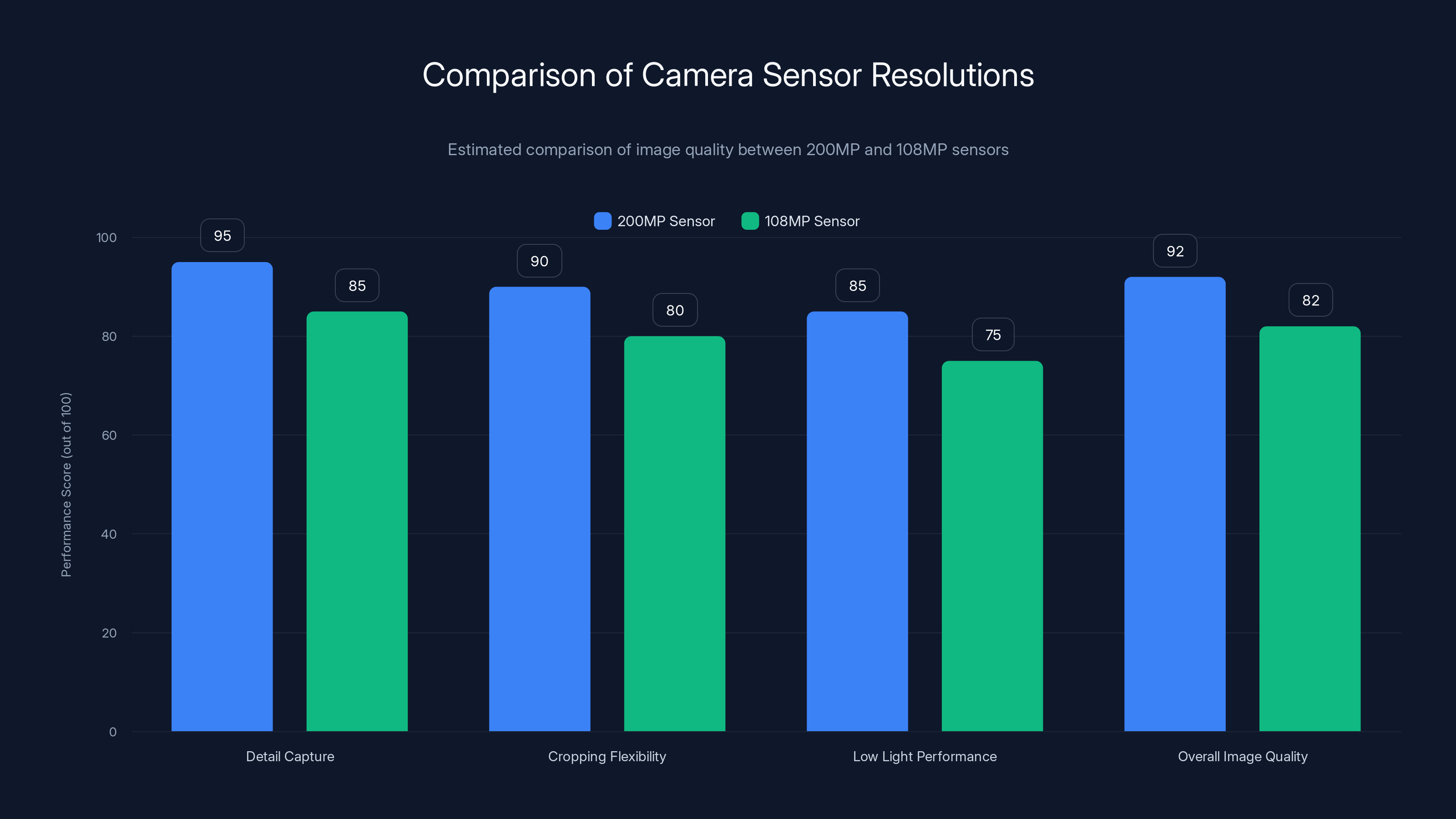 Comparison of Camera Sensor Resolutions