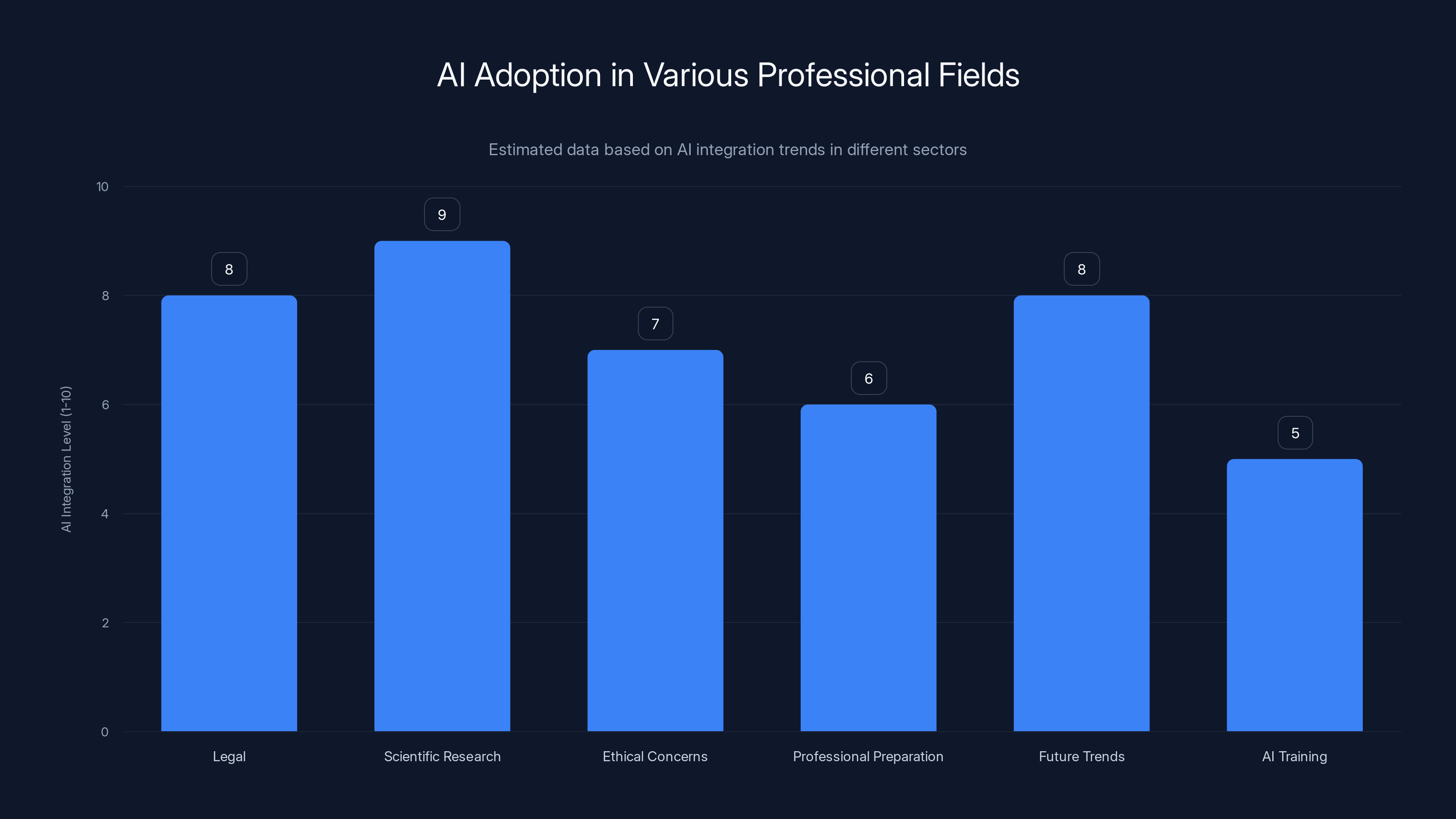 AI Adoption in Various Professional Fields