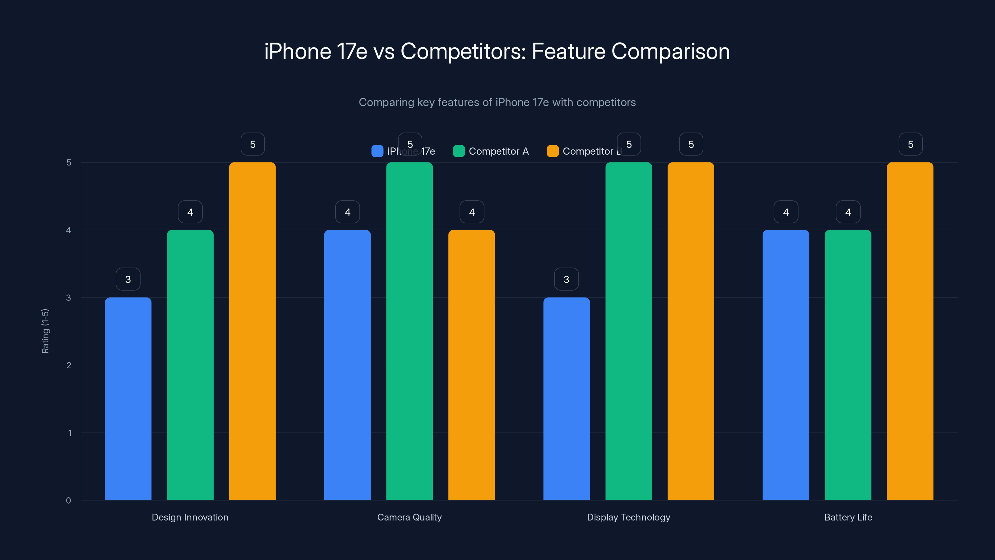 iPhone 17e vs Competitors: Feature Comparison