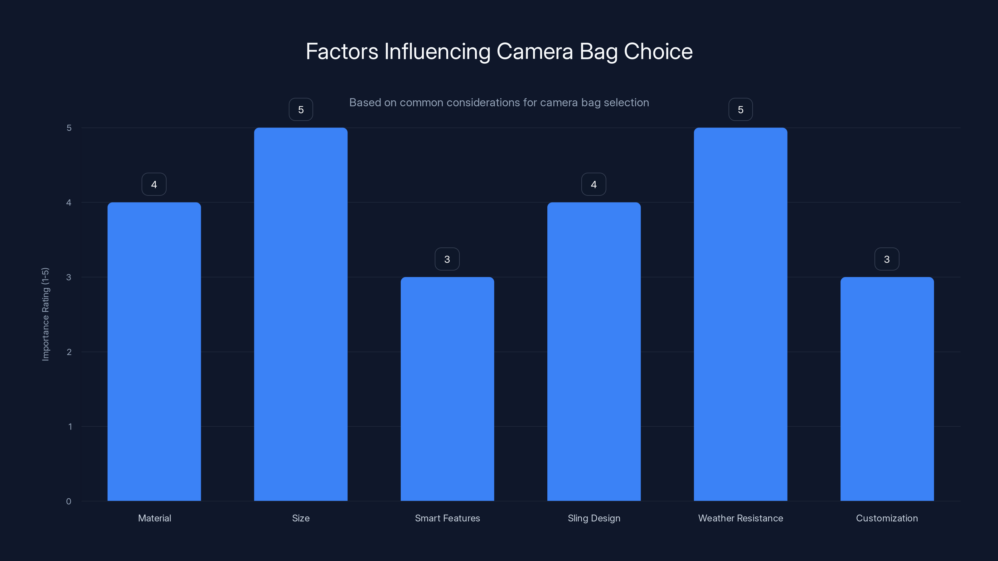 Factors Influencing Camera Bag Choice
