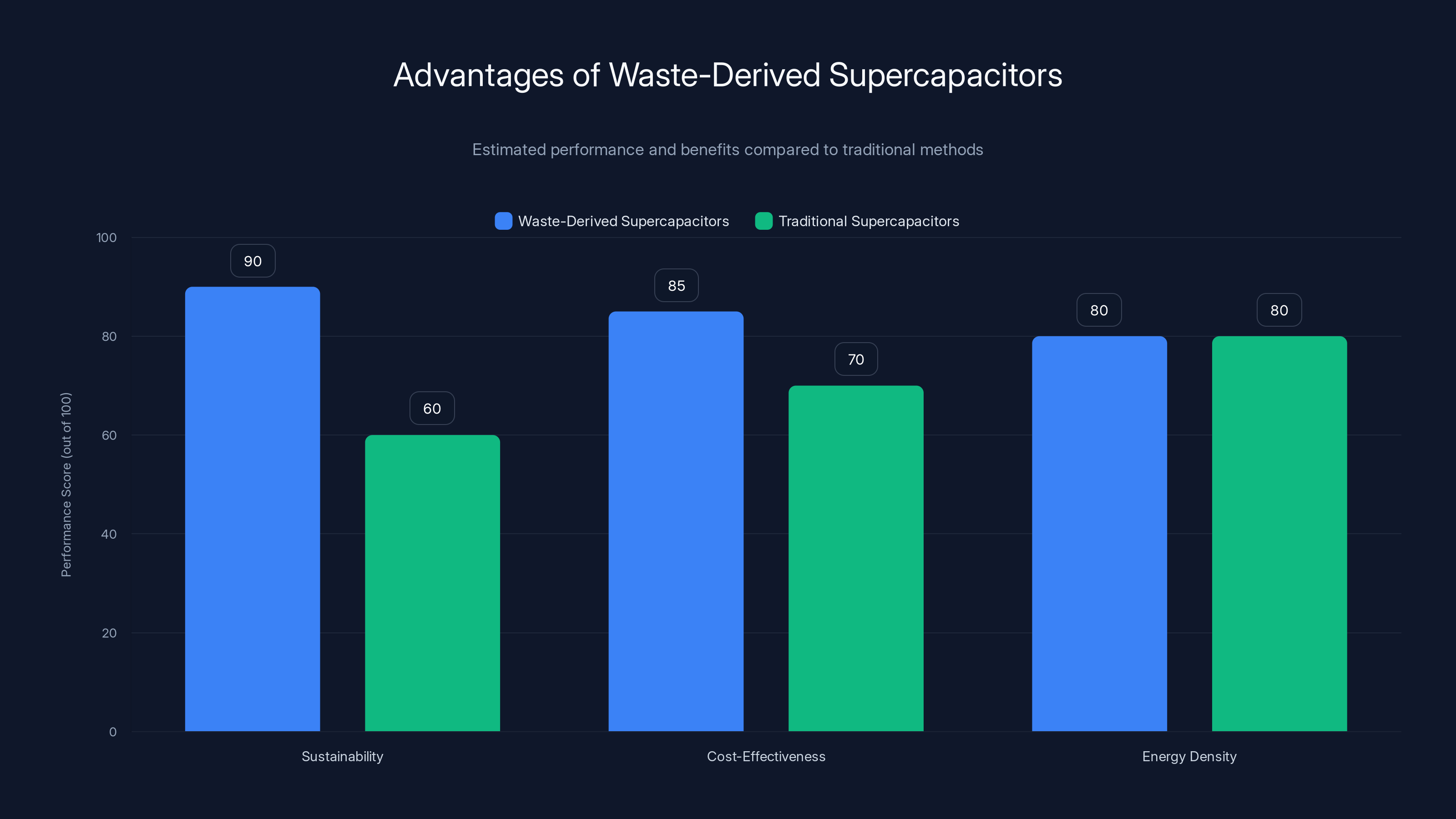 Advantages of Waste-Derived Supercapacitors