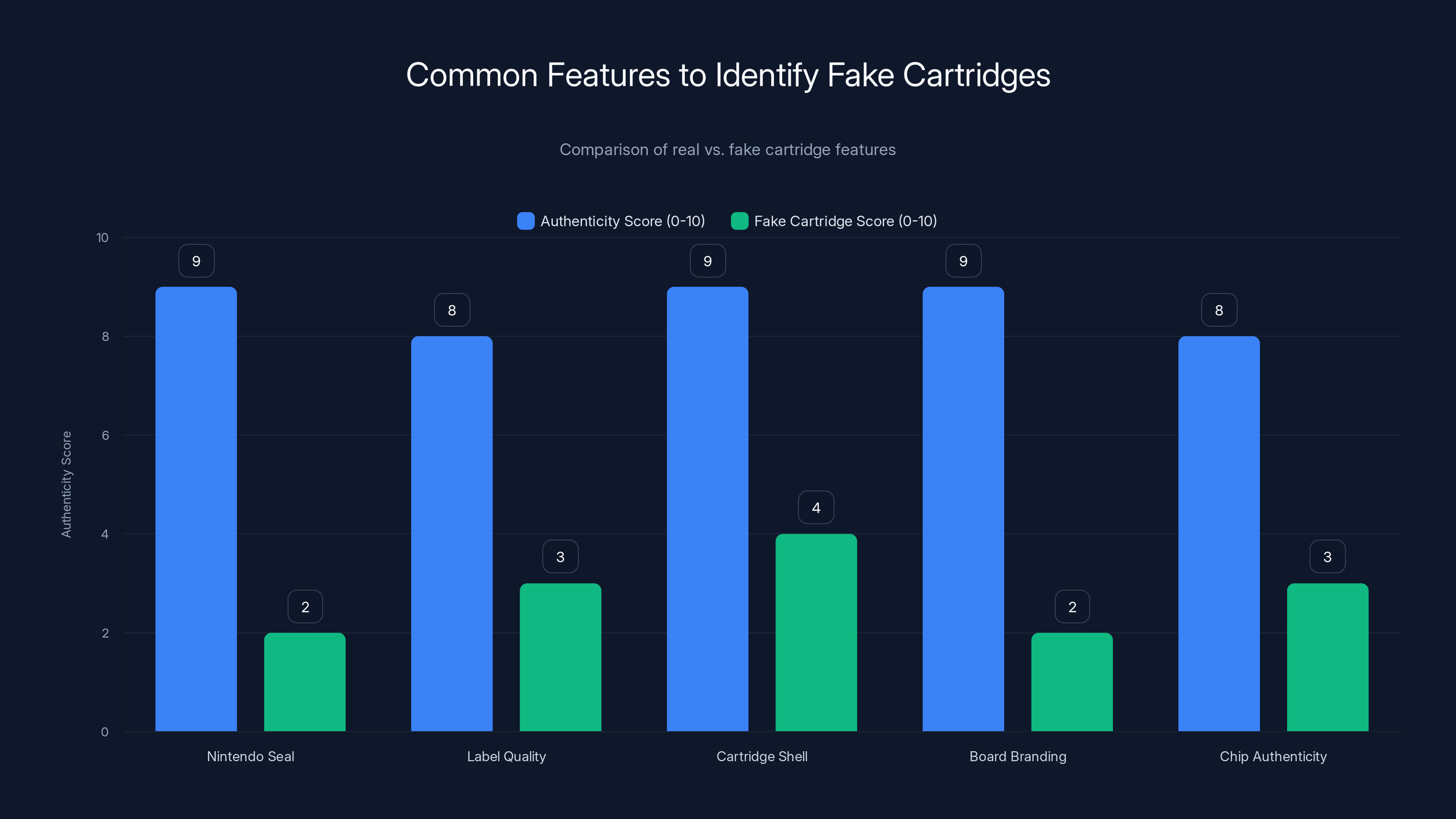 Common Features to Identify Fake Cartridges