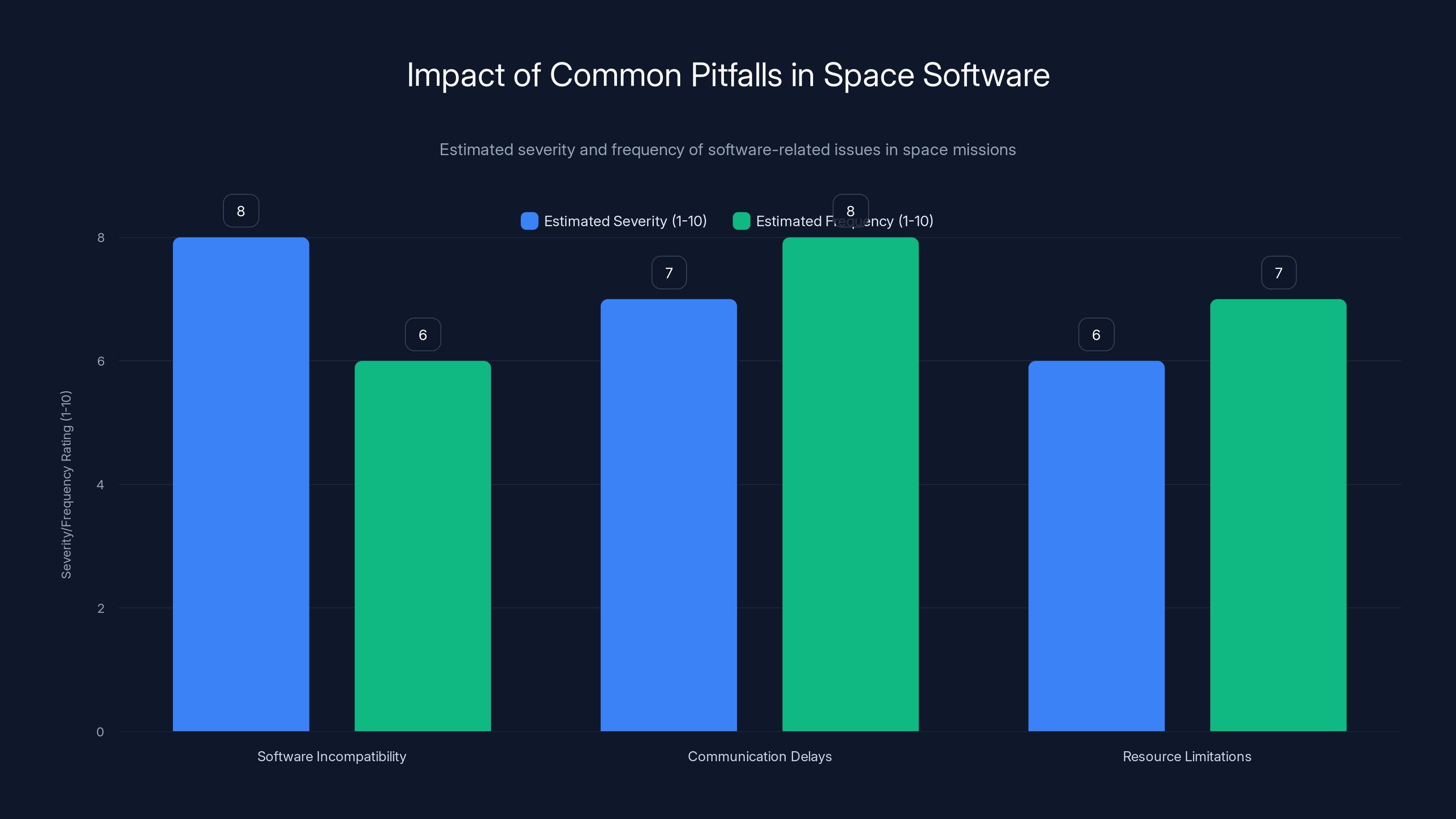 Impact of Common Pitfalls in Space Software
