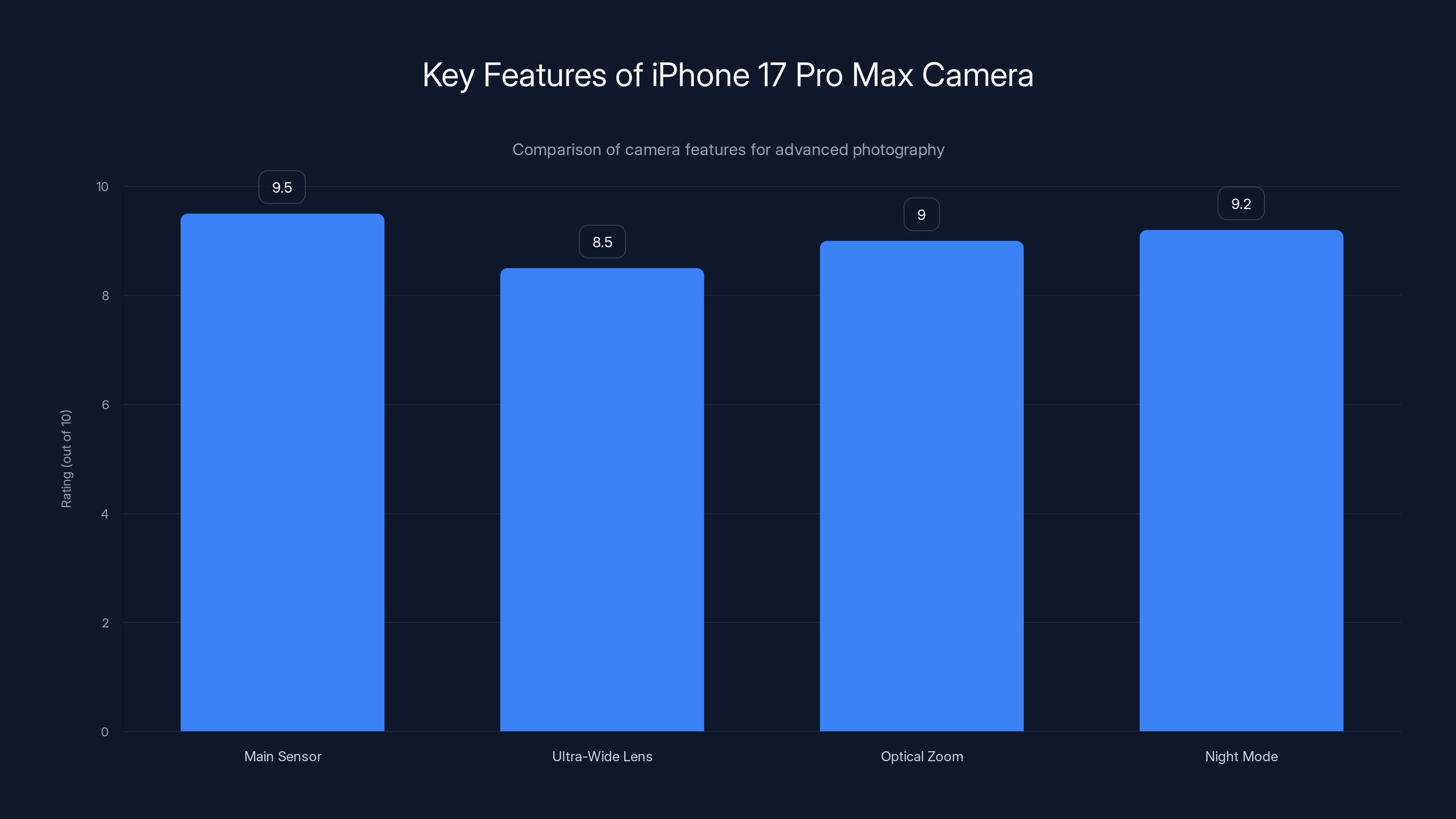 Key Features of iPhone 17 Pro Max Camera