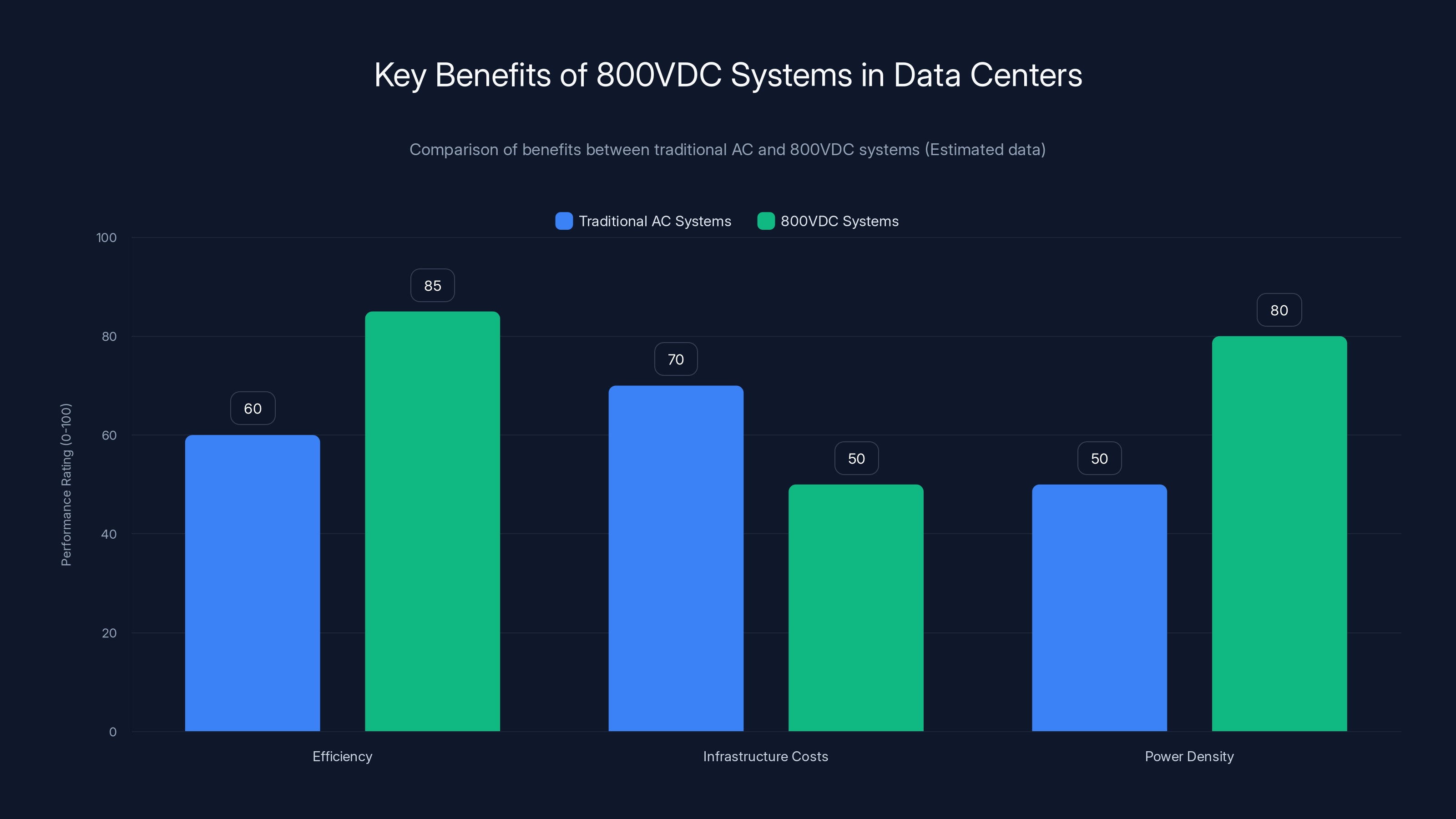 Key Benefits of 800VDC Systems in Data Centers