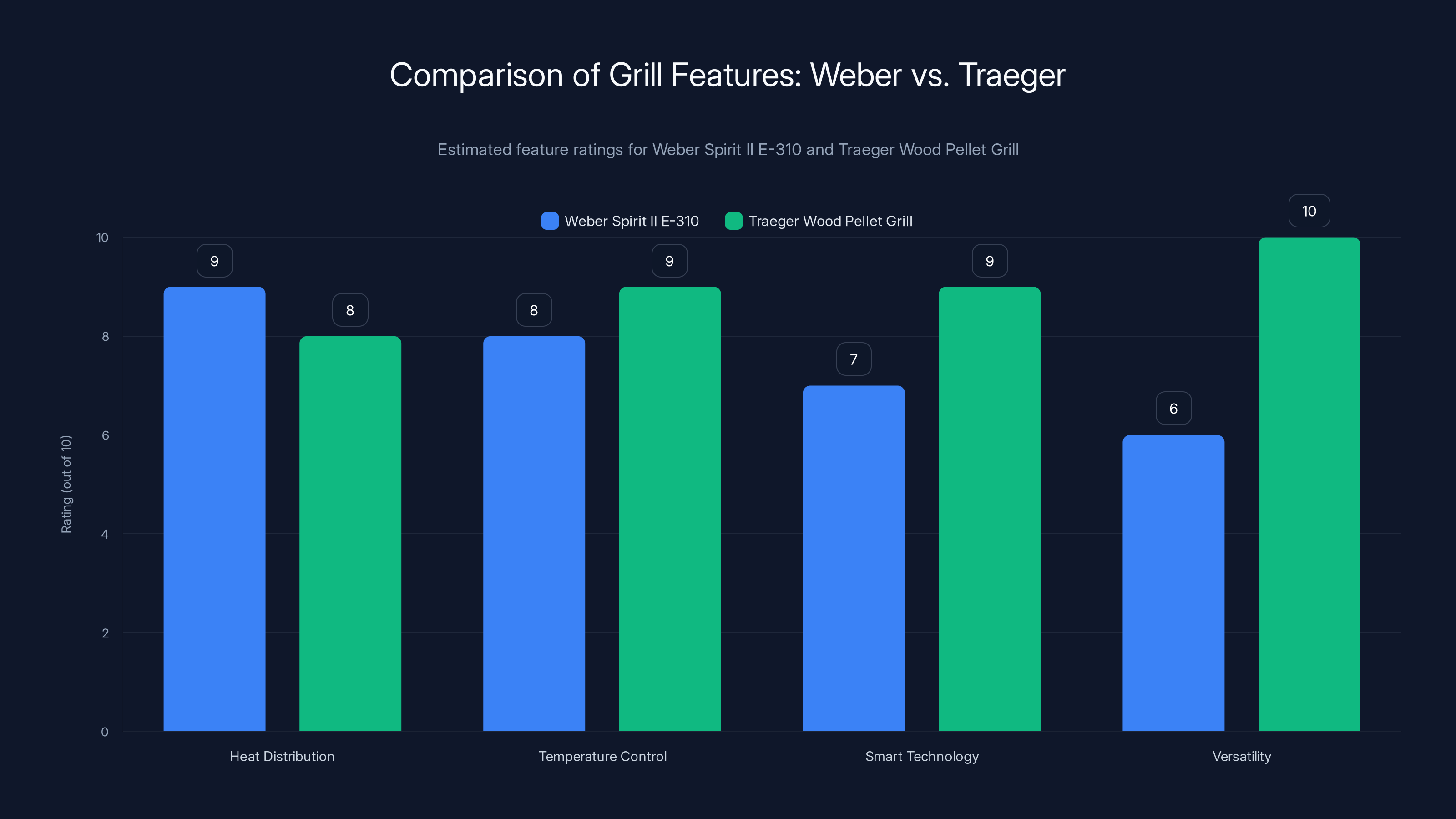 Comparison of Grill Features: Weber vs. Traeger