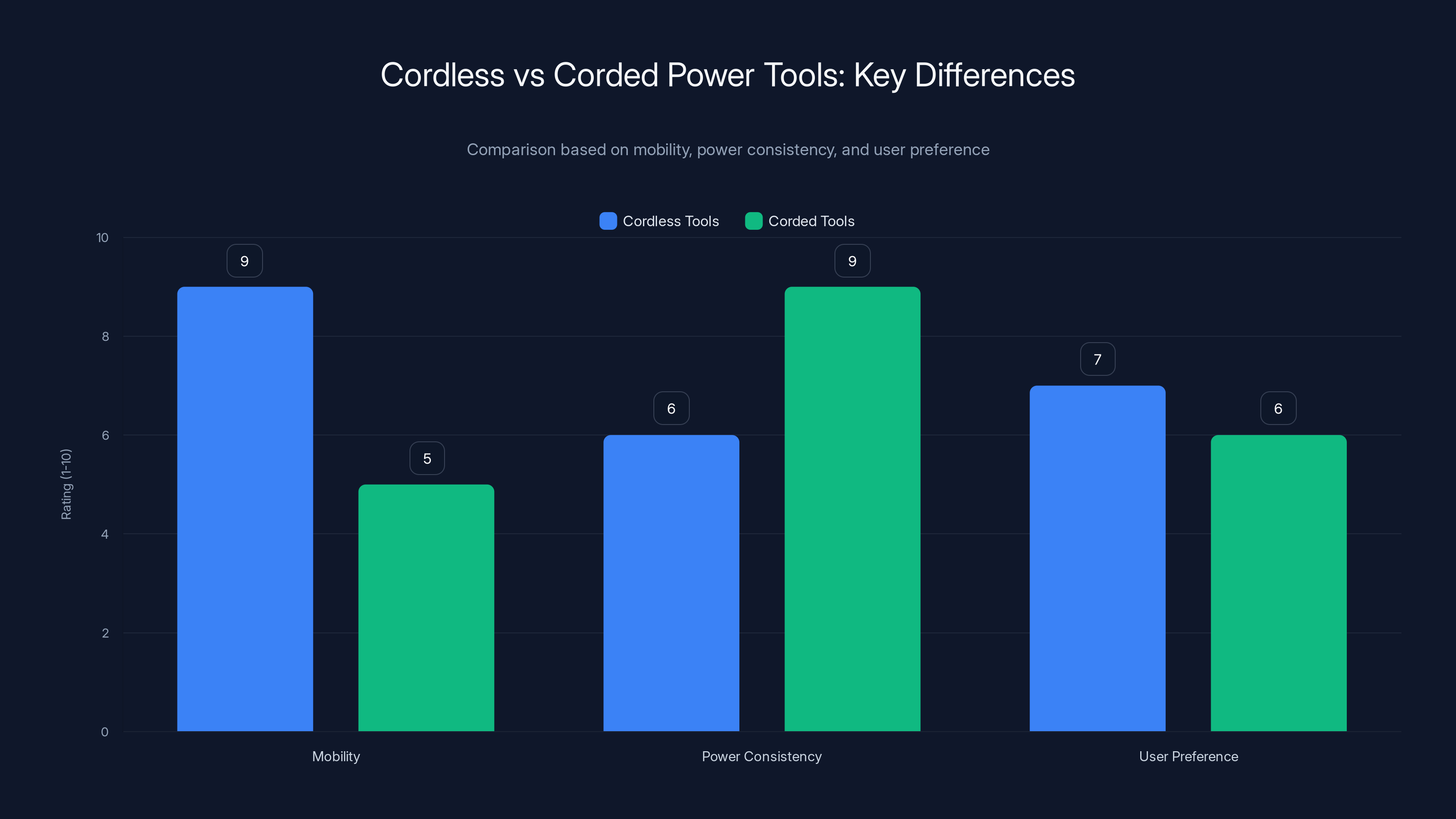 Cordless vs Corded Power Tools: Key Differences