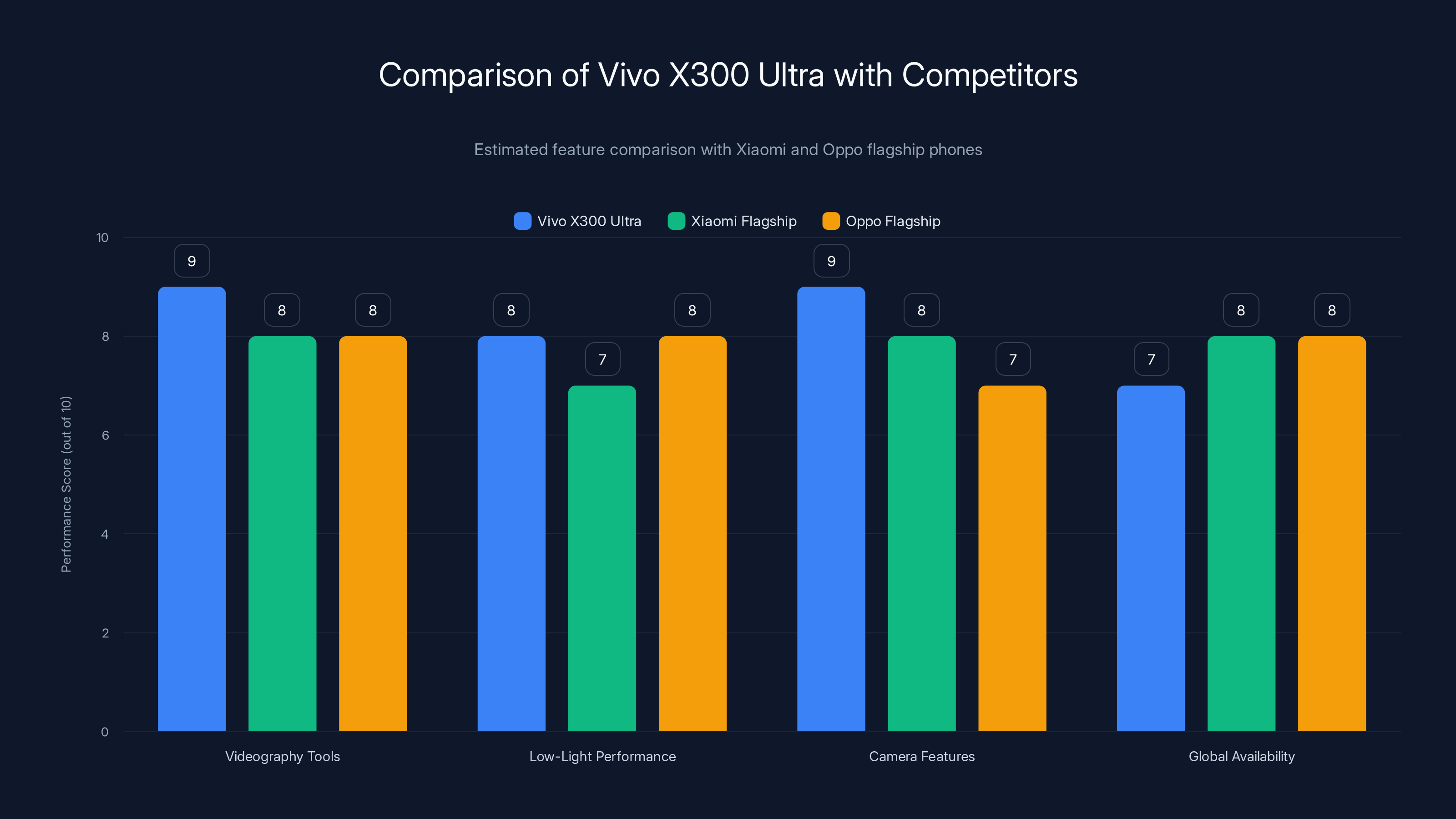 Comparison of Vivo X300 Ultra with Competitors
