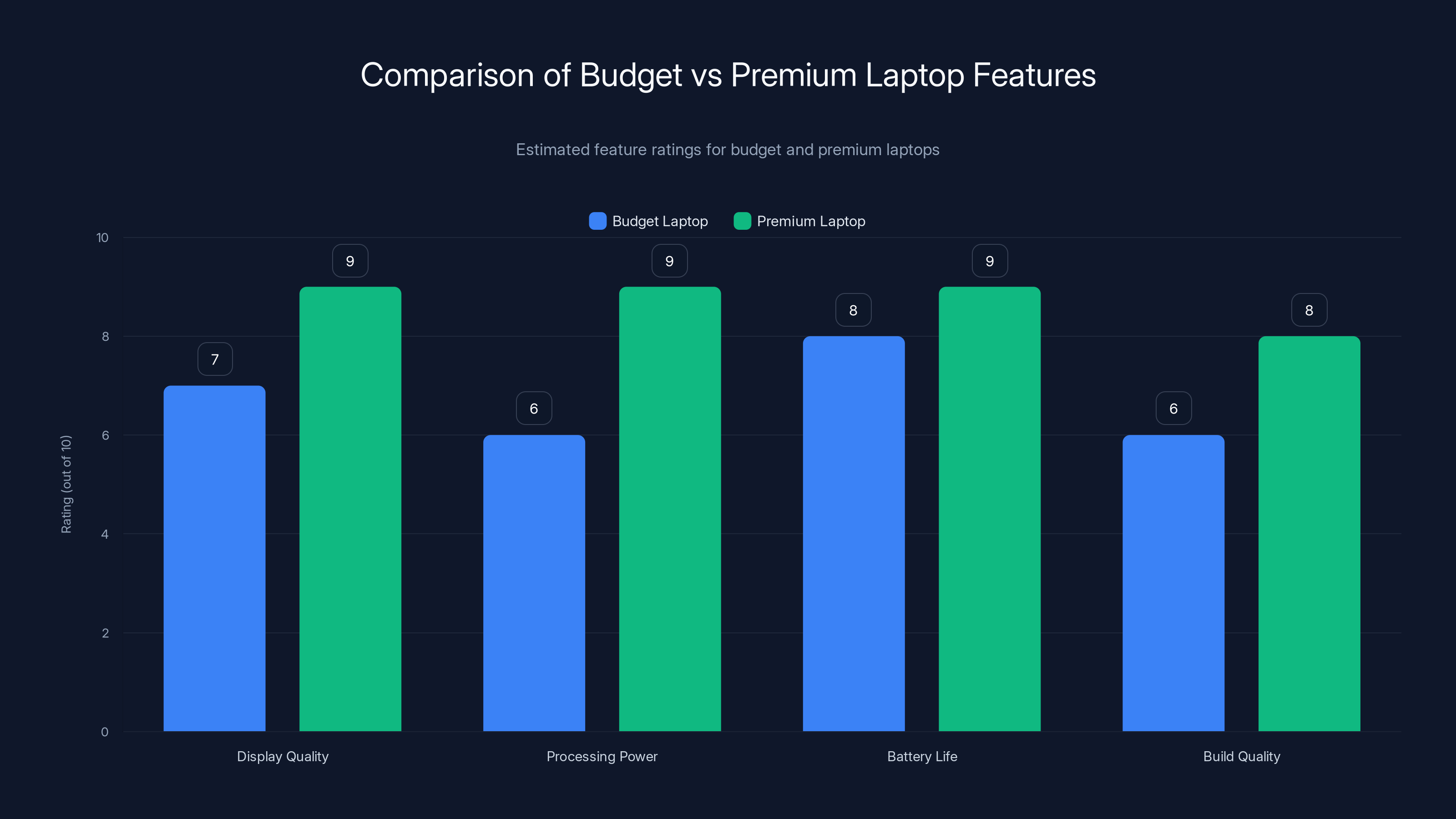 Comparison of Budget vs Premium Laptop Features