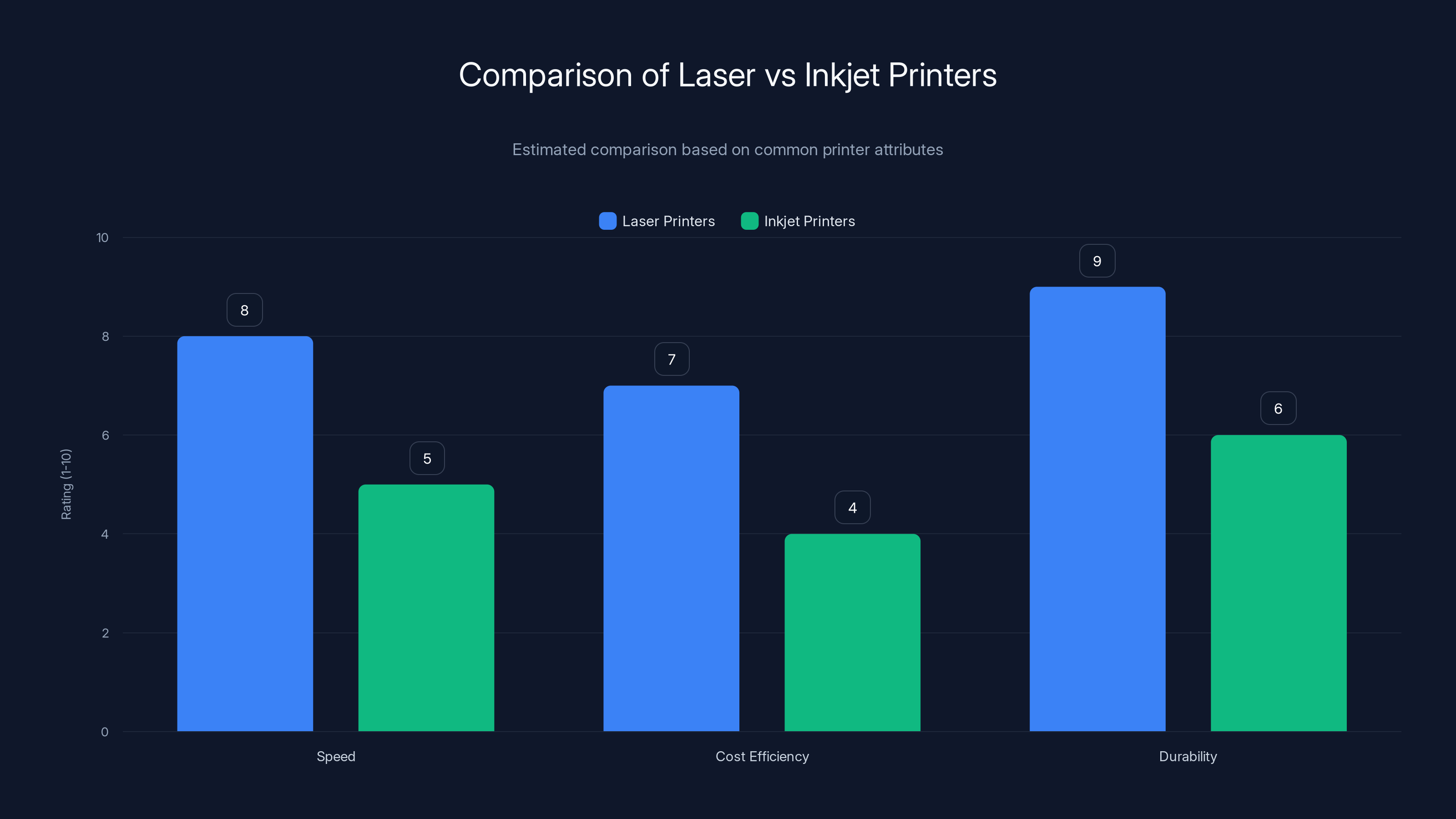 Comparison of Laser vs Inkjet Printers
