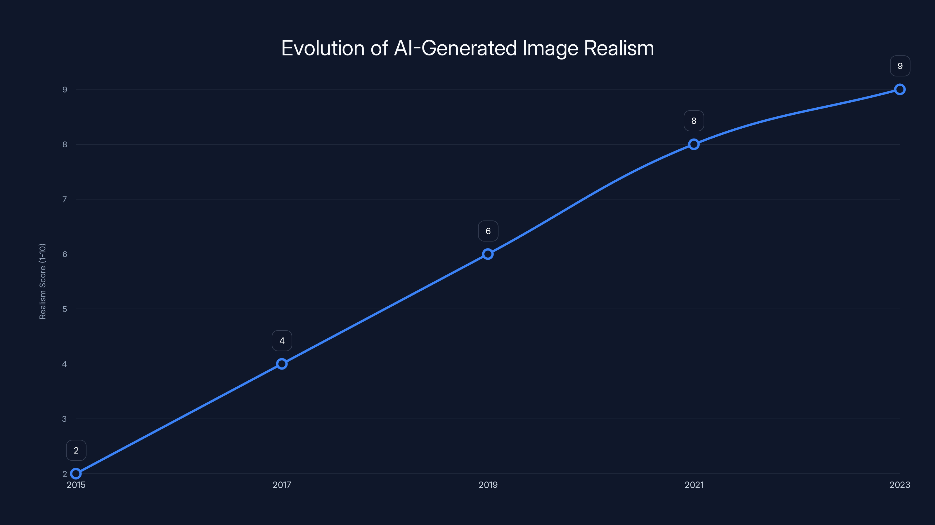 Evolution of AI-Generated Image Realism