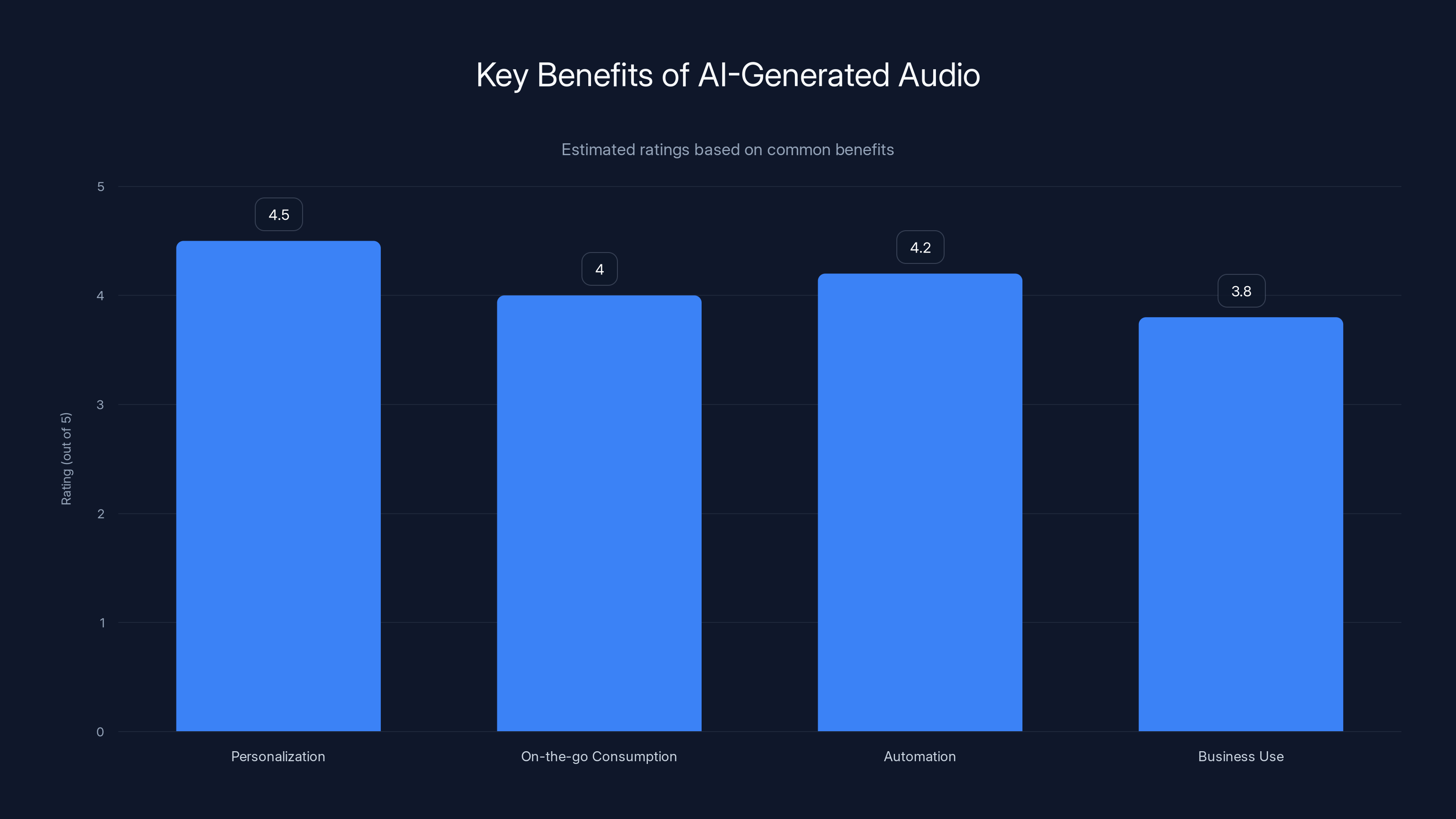 Key Benefits of AI-Generated Audio