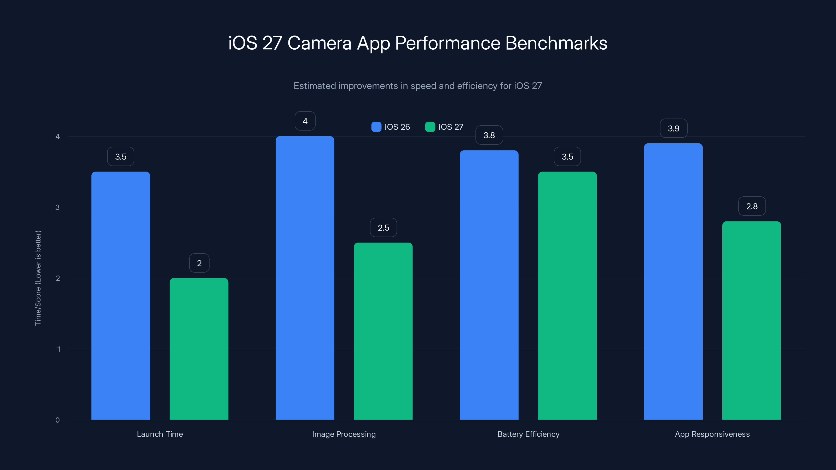 iOS 27 Camera App Performance Benchmarks