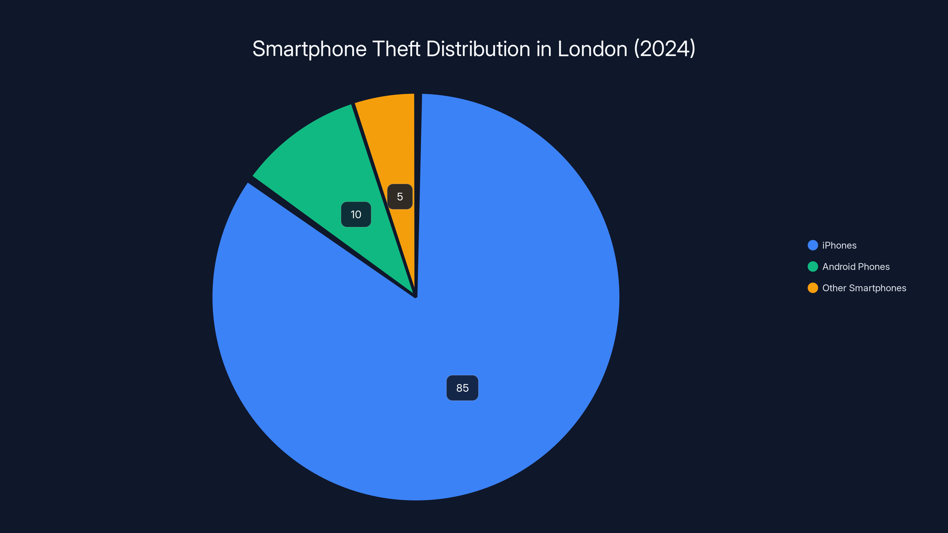 Smartphone Theft Distribution in London (2024)