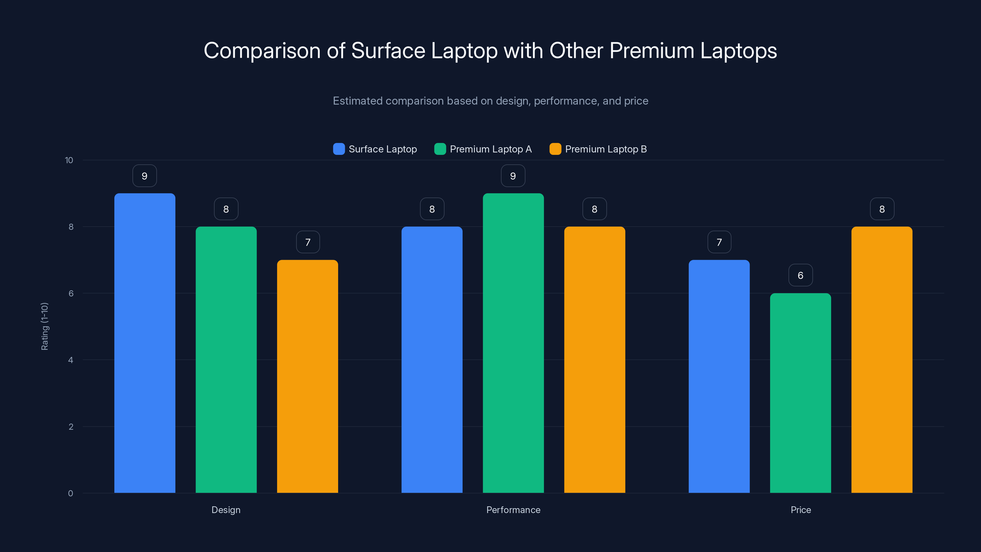 Comparison of Surface Laptop with Other Premium Laptops