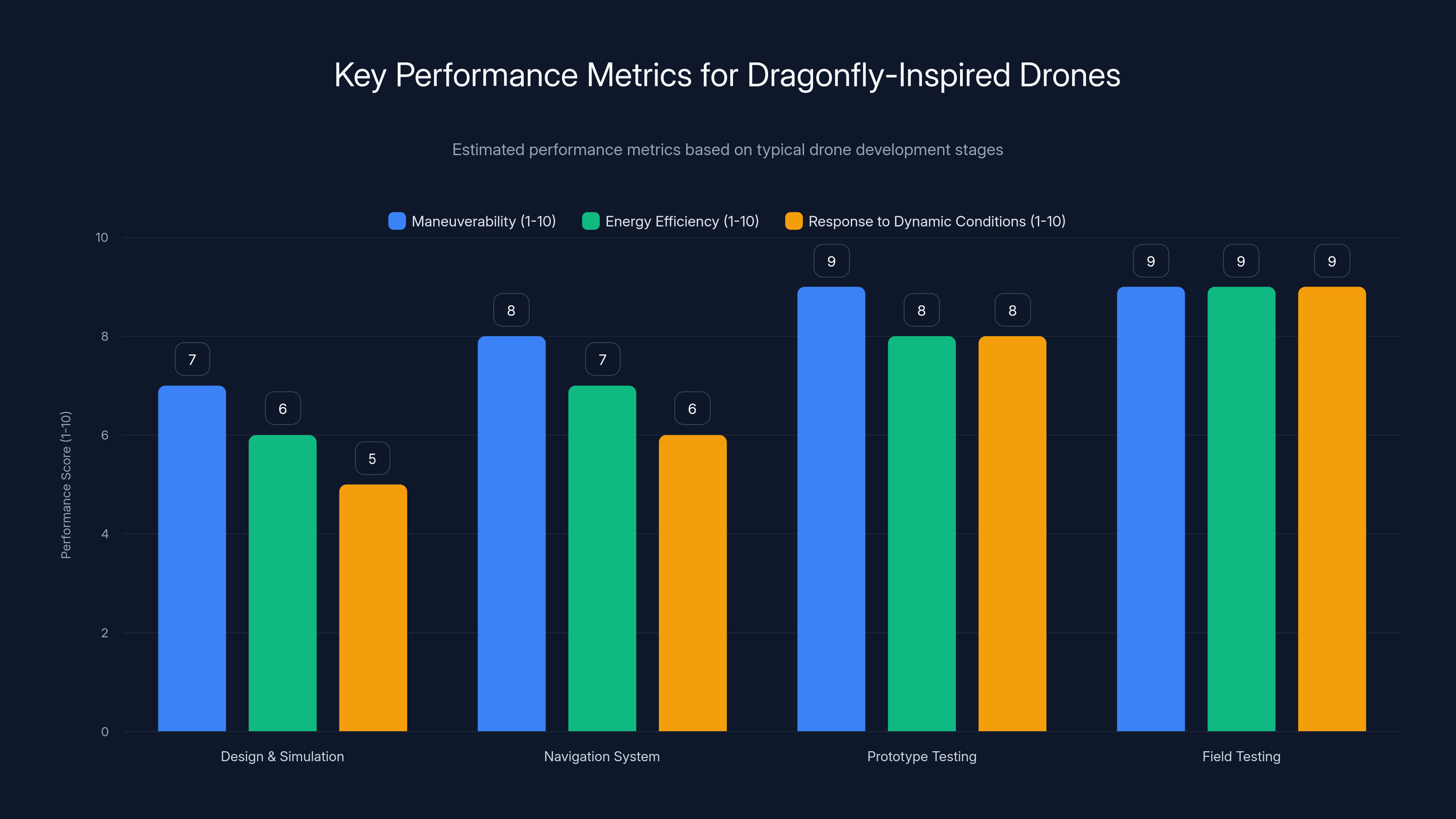 Key Performance Metrics for Dragonfly-Inspired Drones