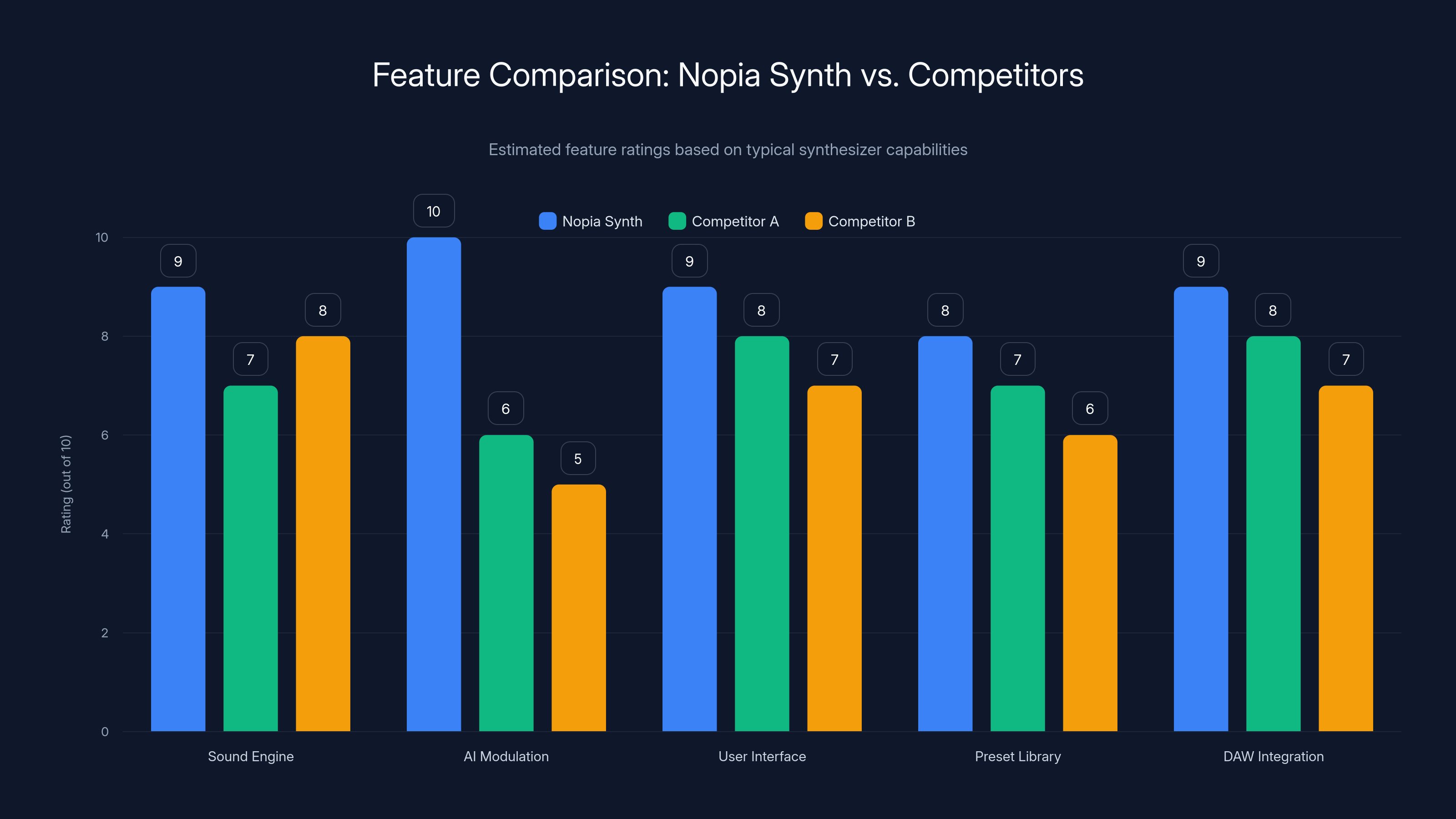 Feature Comparison: Nopia Synth vs. Competitors