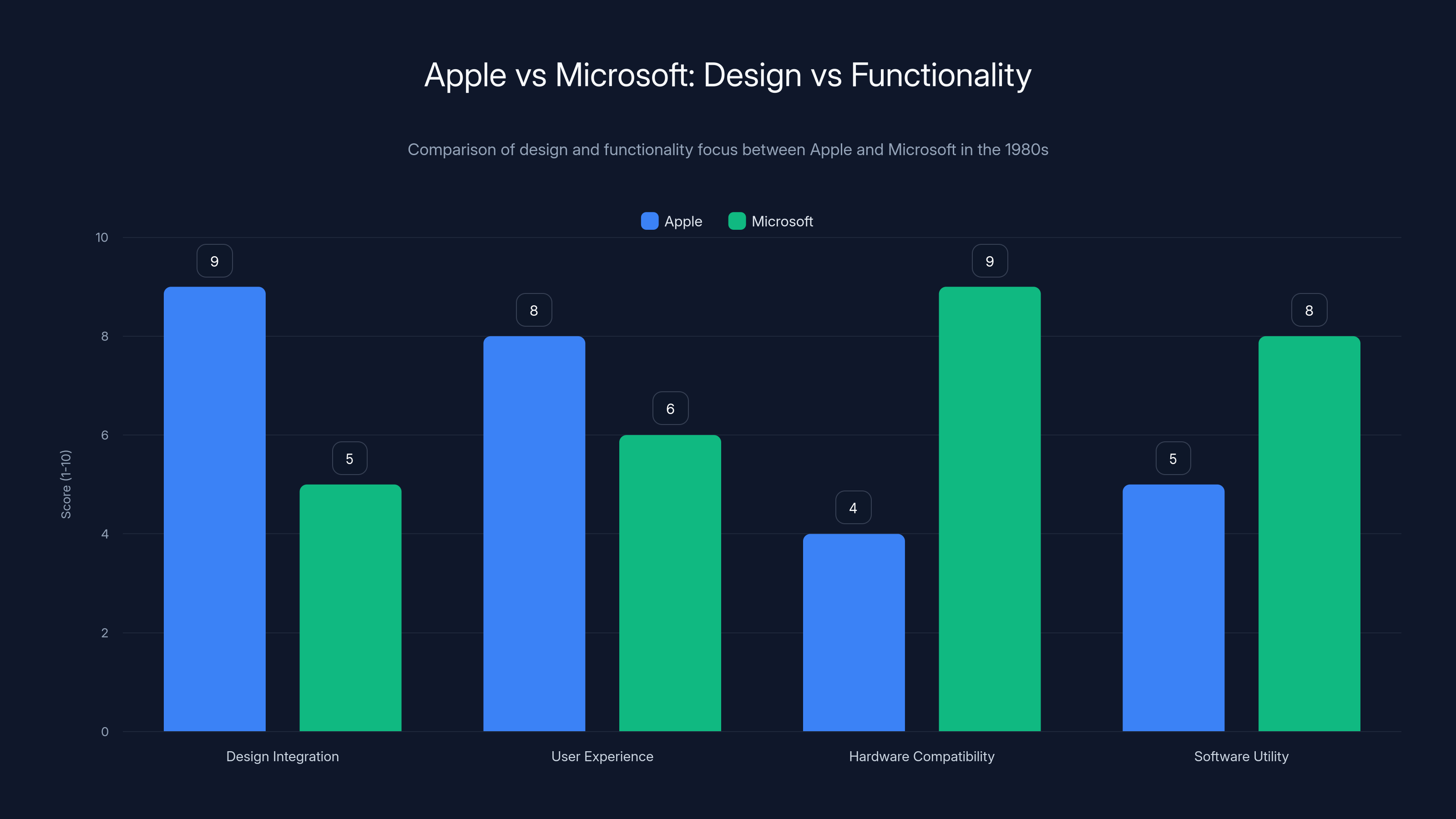 Apple vs Microsoft: Design vs Functionality