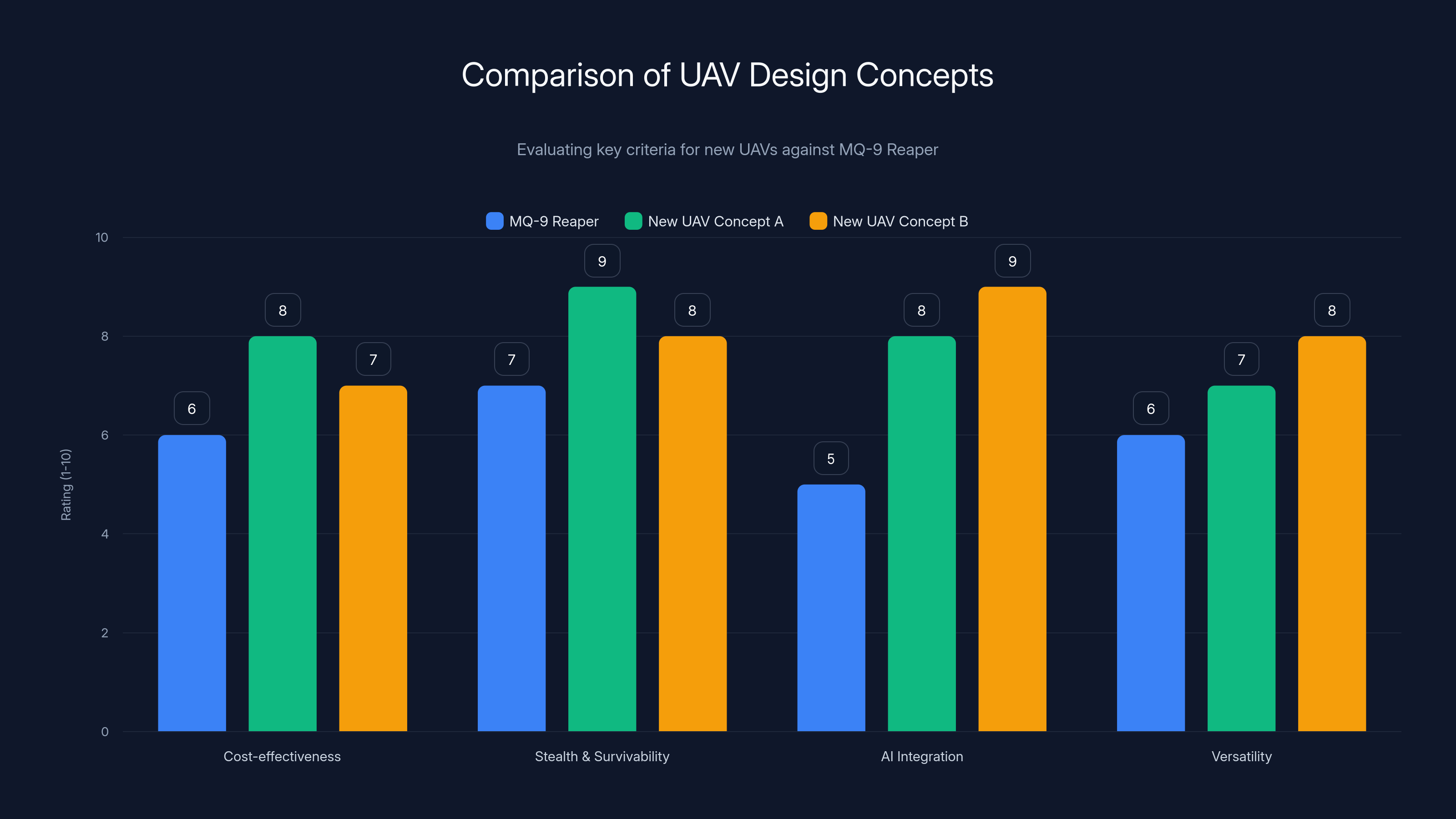 Comparison of UAV Design Concepts