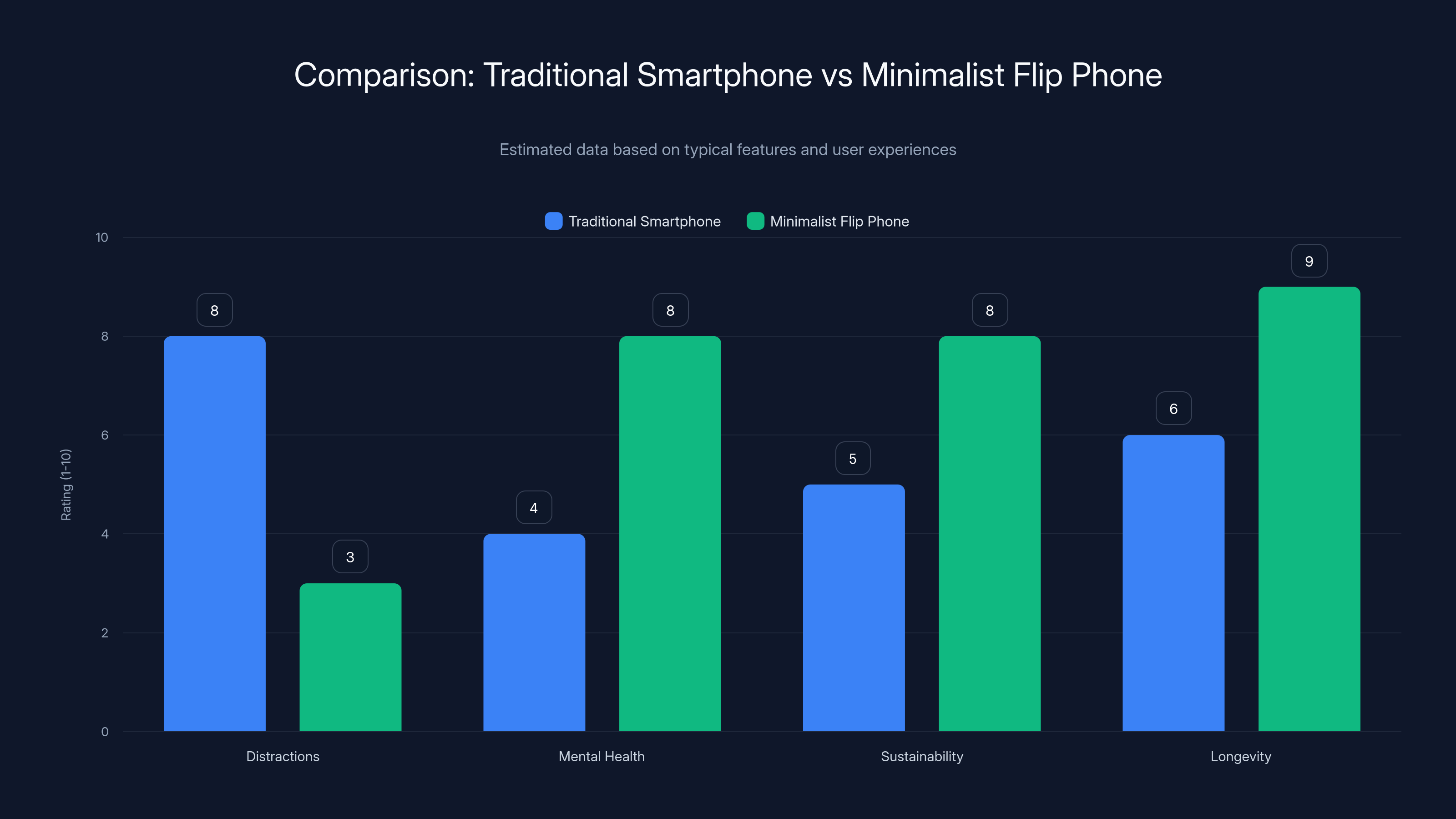 Comparison: Traditional Smartphone vs Minimalist Flip Phone