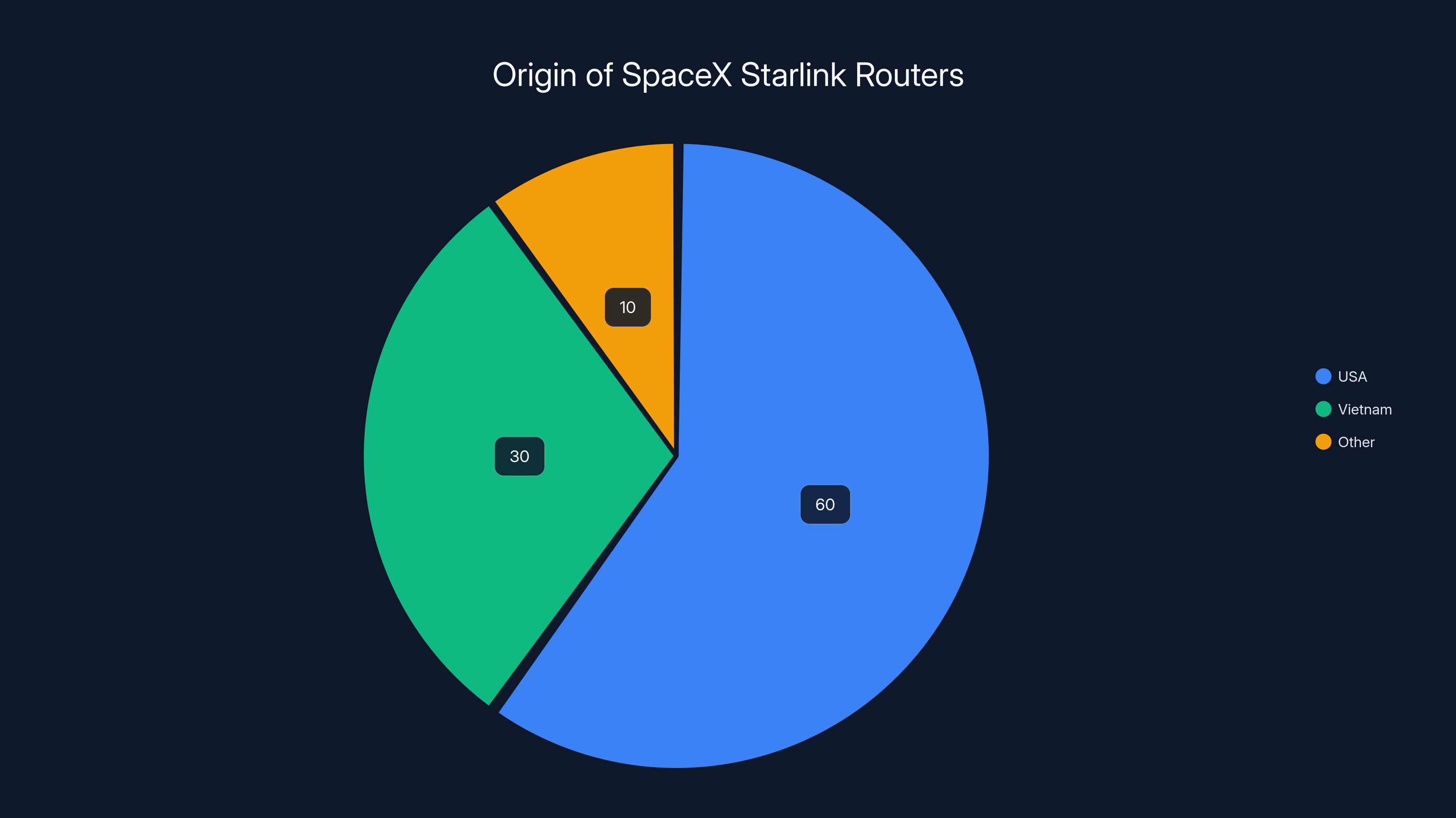 Origin of SpaceX Starlink Routers