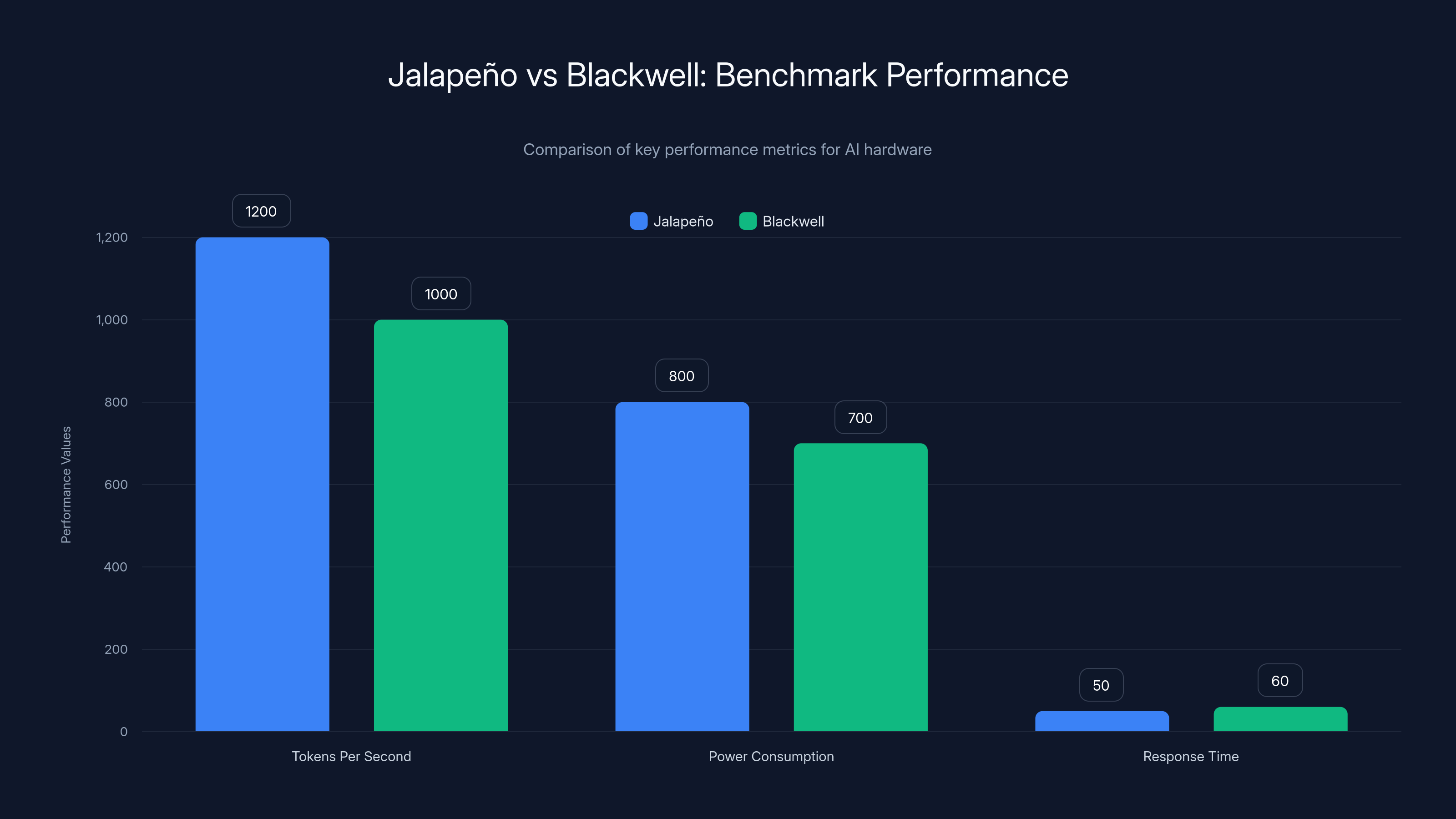 Jalapeño vs Blackwell: Benchmark Performance