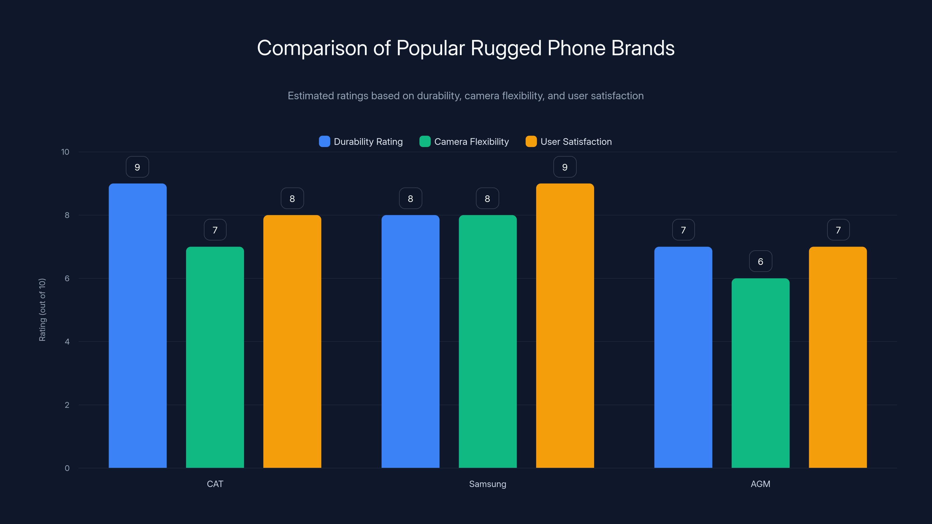 Comparison of Popular Rugged Phone Brands