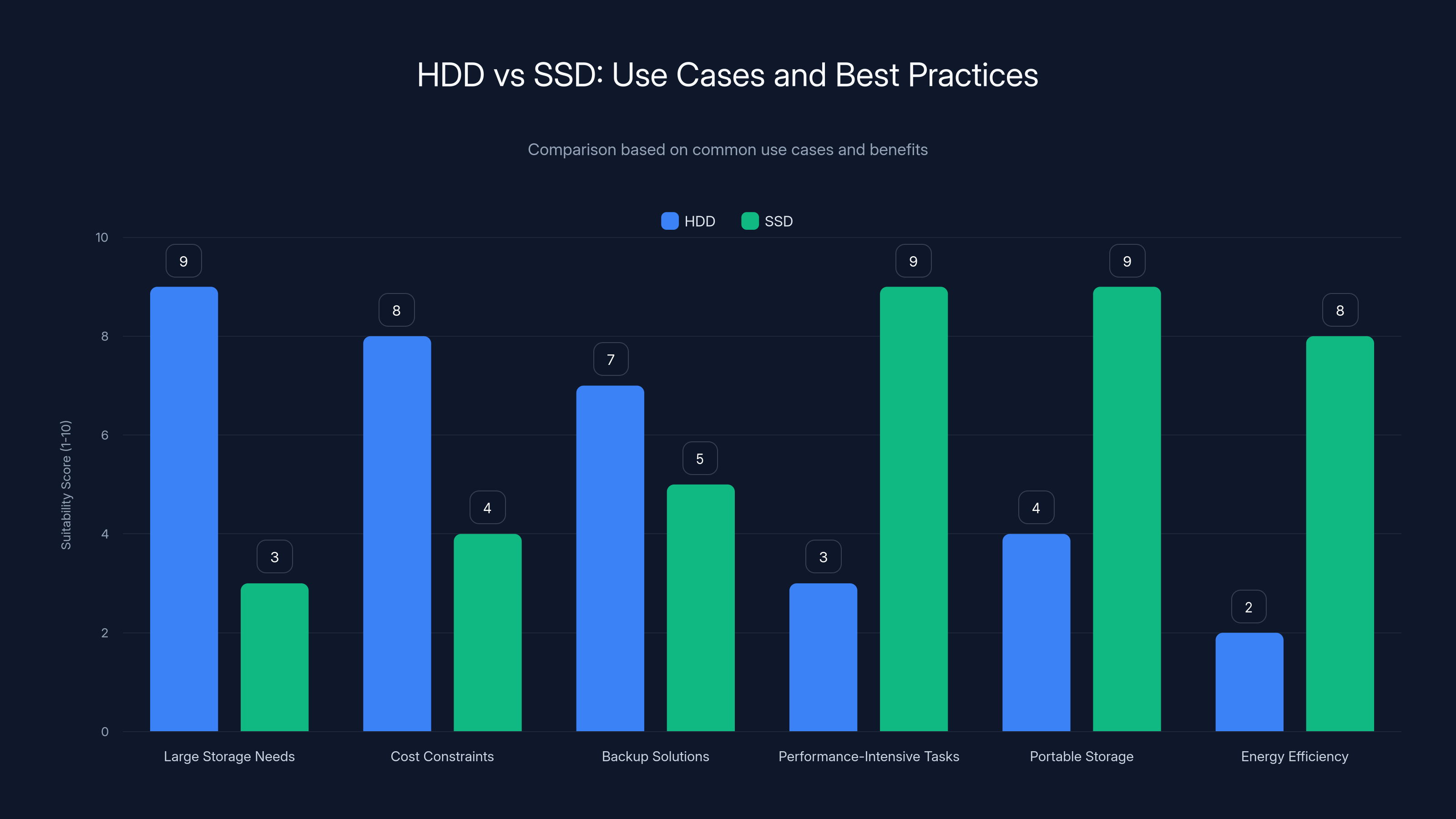 HDD vs SSD: Use Cases and Best Practices
