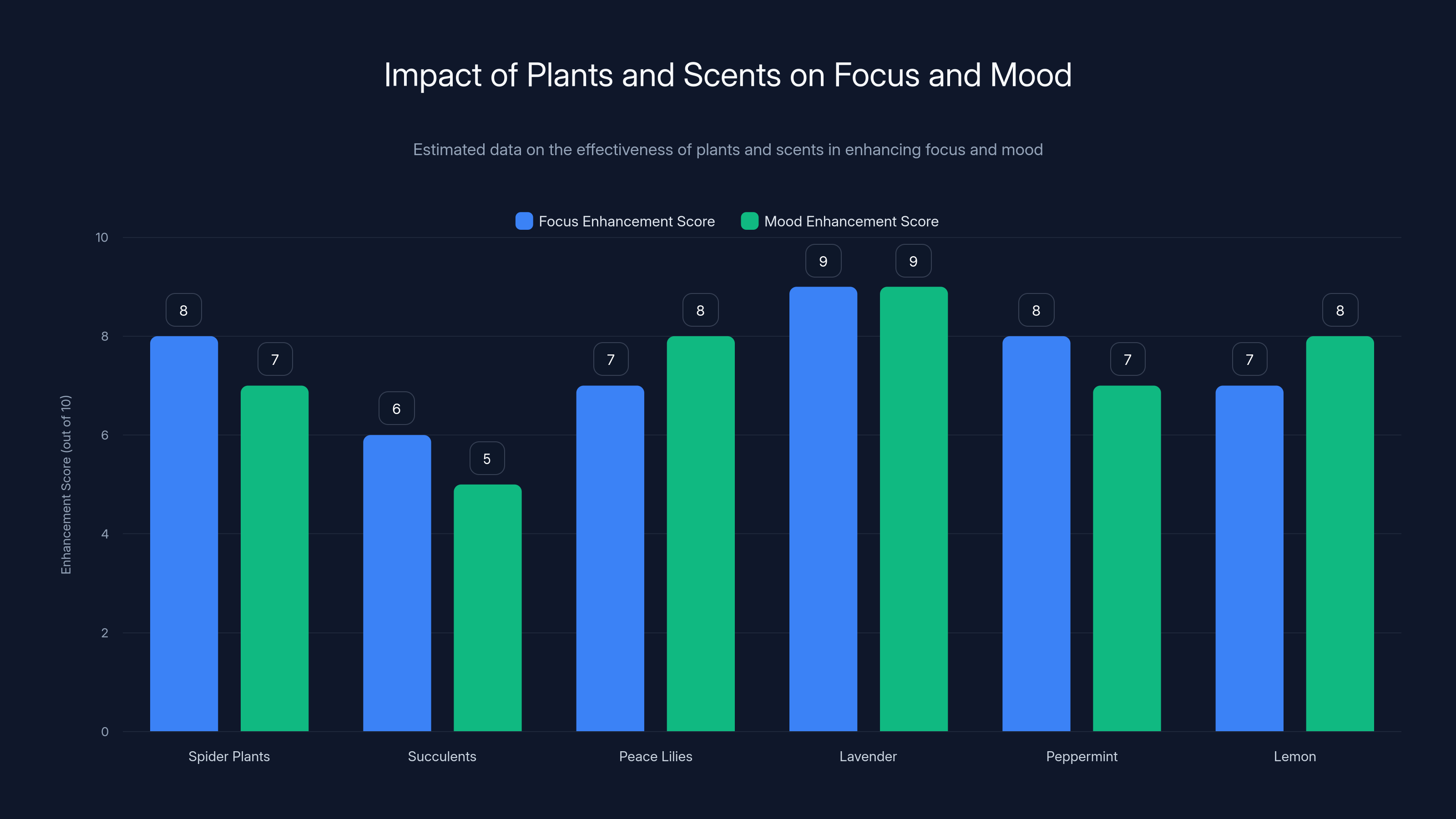 Impact of Plants and Scents on Focus and Mood