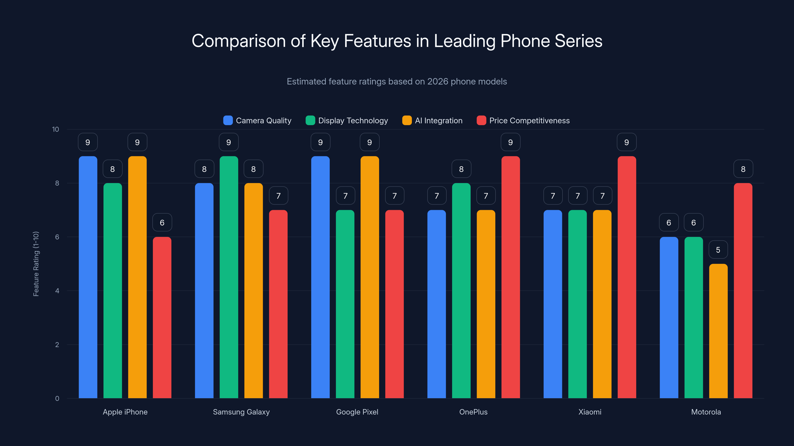 Comparison of Key Features in Leading Phone Series