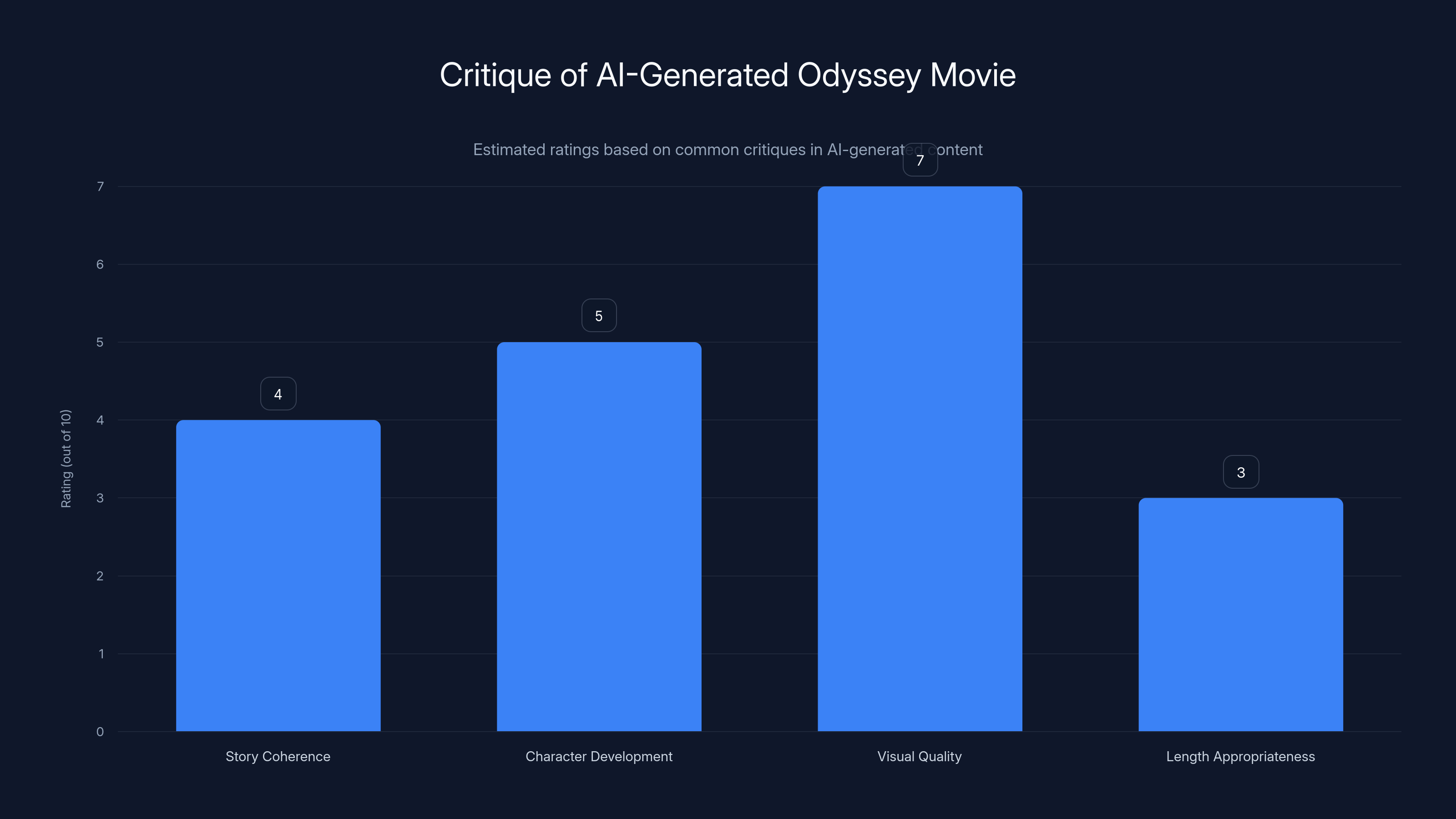 Critique of AI-Generated Odyssey Movie