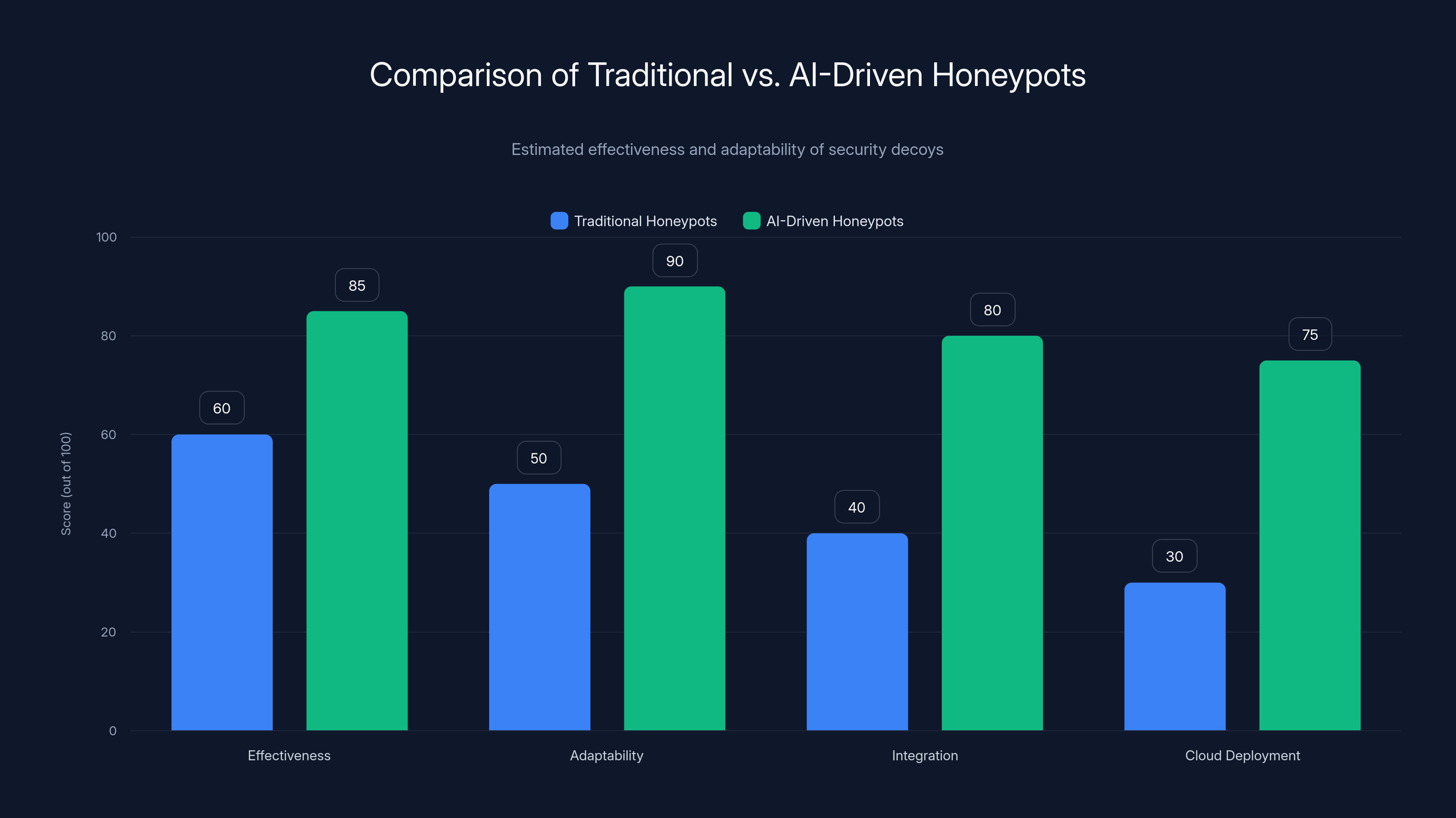Comparison of Traditional vs. AI-Driven Honeypots