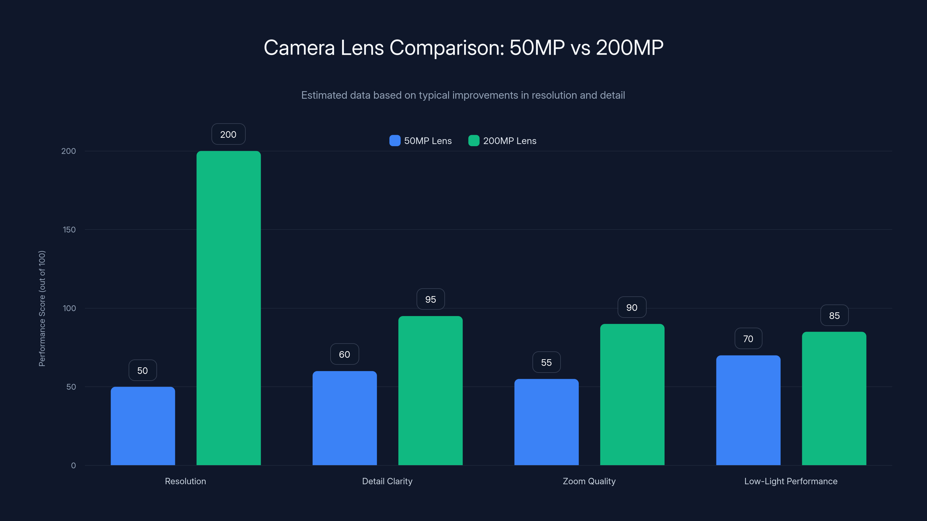Camera Lens Comparison: 50MP vs 200MP